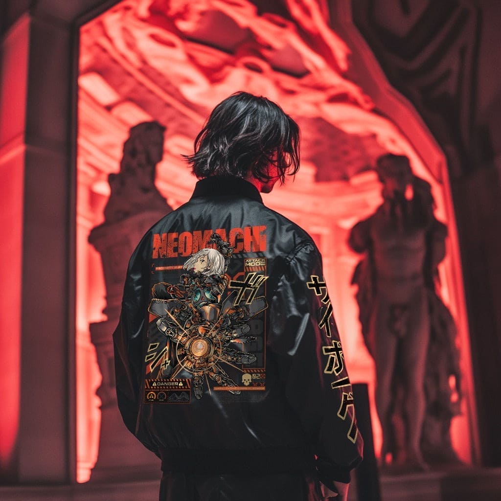 cyborg cyberpunk bomber