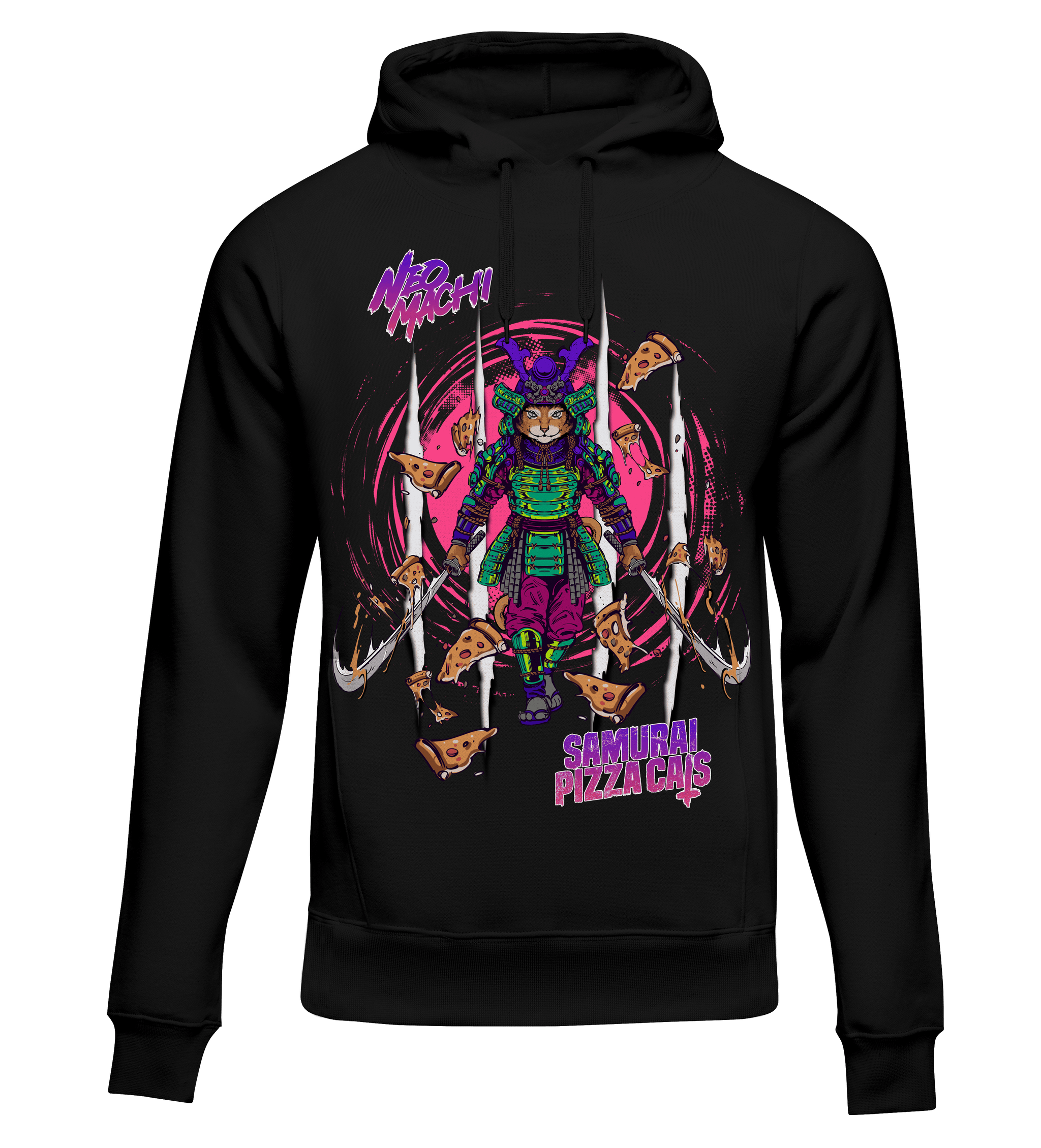 SAMURAI PIZZA CATS HOODIE