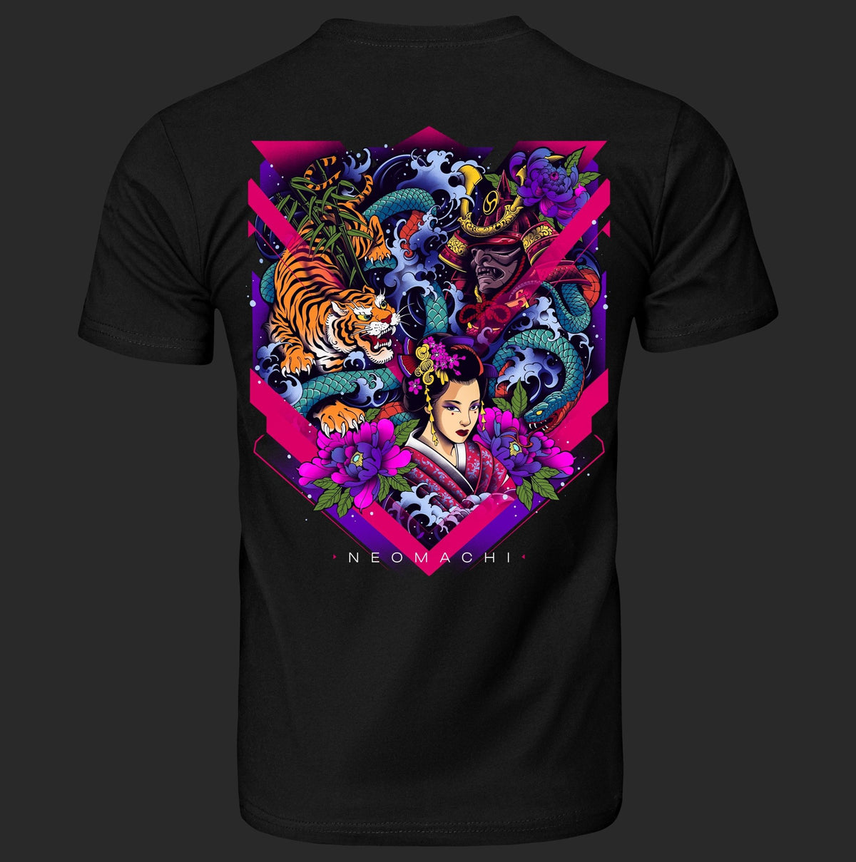 BUNSHIN 2.0: T - SHIRT - NEOMACHI - Cyberpunk - Techwear - Gaming