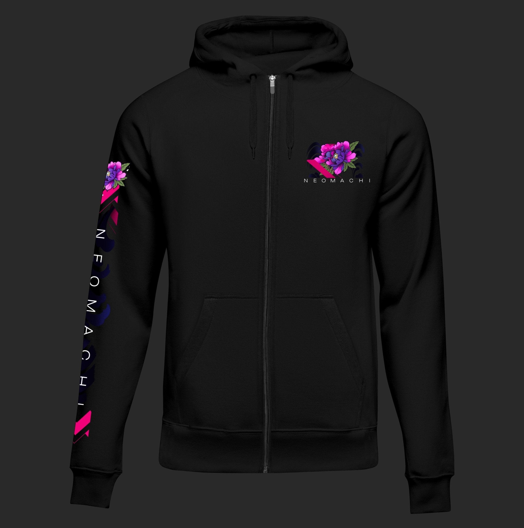 BUNSHIN: ZIP HOODIE - NEOMACHI - Cyberpunk - Techwear - Gaming