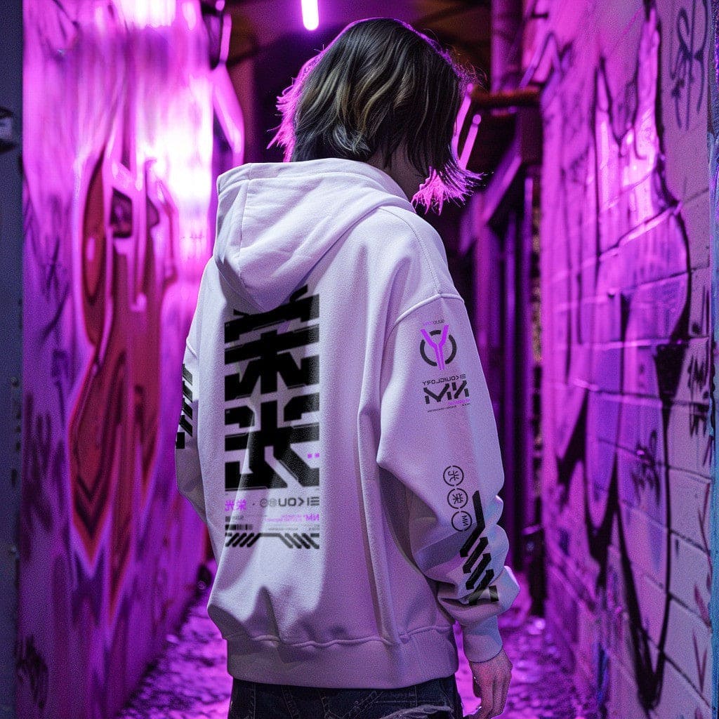 EIKOU glory kanji zip hoodie by NEOMACHI