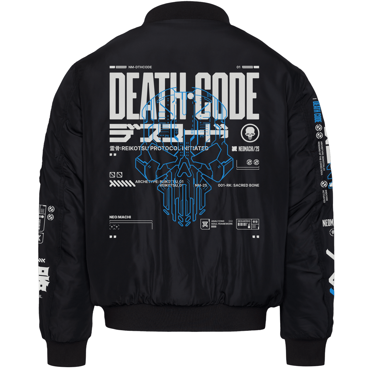 DESUKODO: PREMIUM BOMBER - NEOMACHI - Cyberpunk - Techwear - Gaming