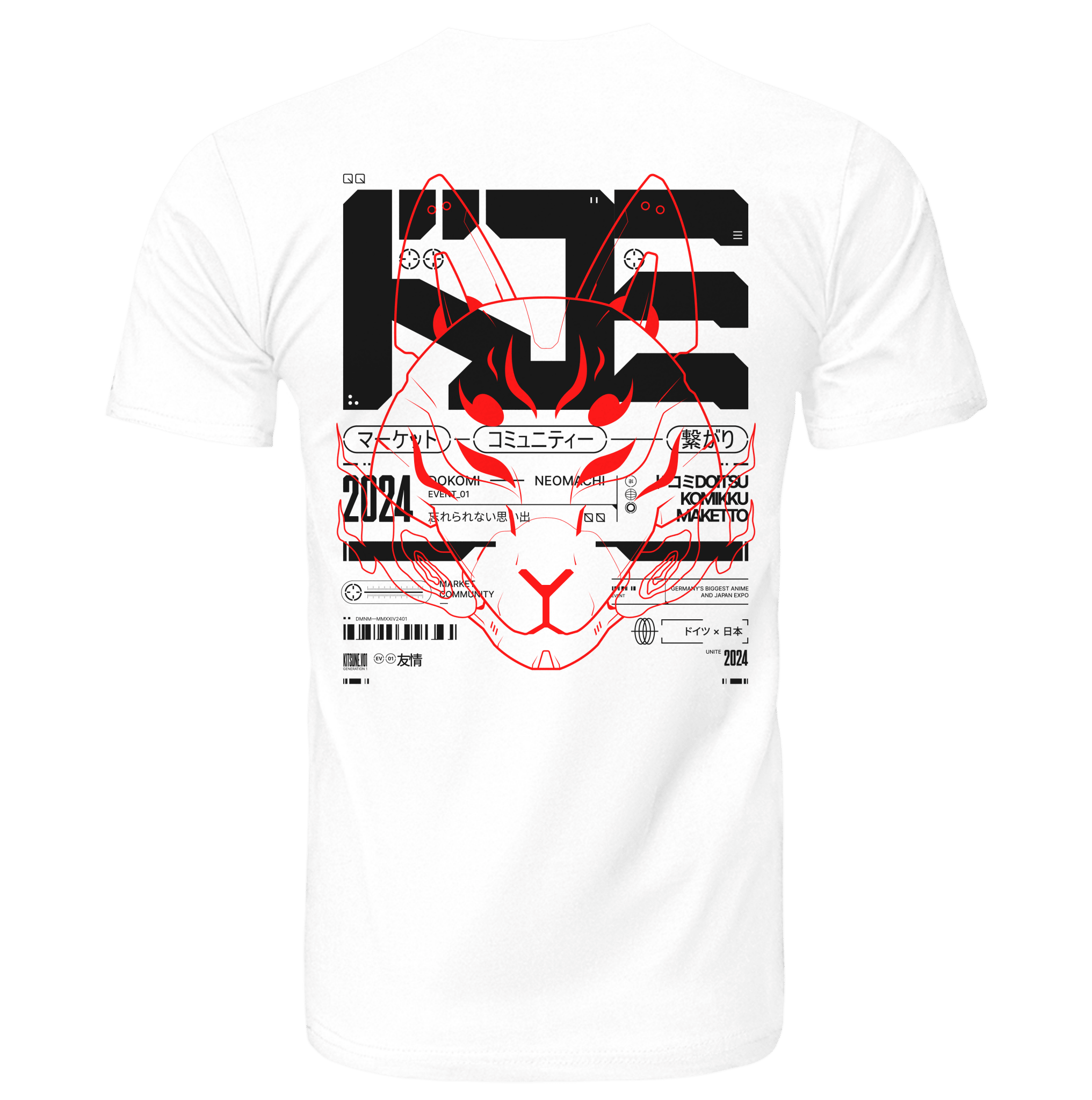 DKMIxNM: T - SHIRT - NEOMACHI - Cyberpunk - Techwear - Gaming