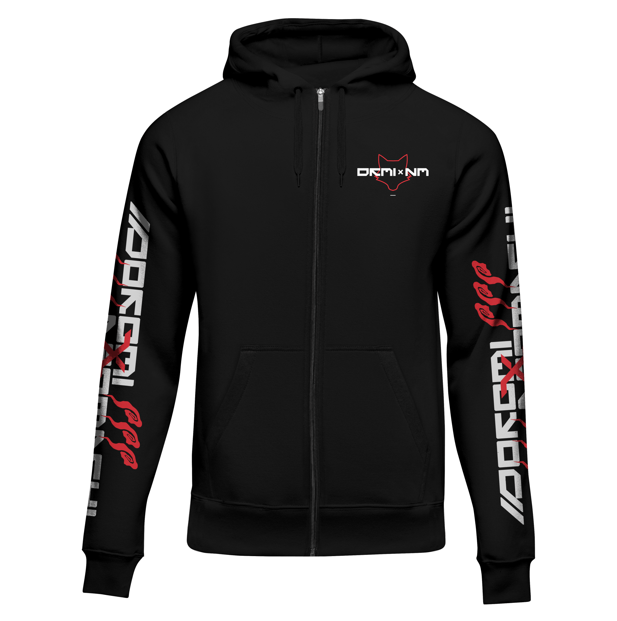 DKMIxNM: ZIP HOODIE - NEOMACHI - Cyberpunk - Techwear - Gaming