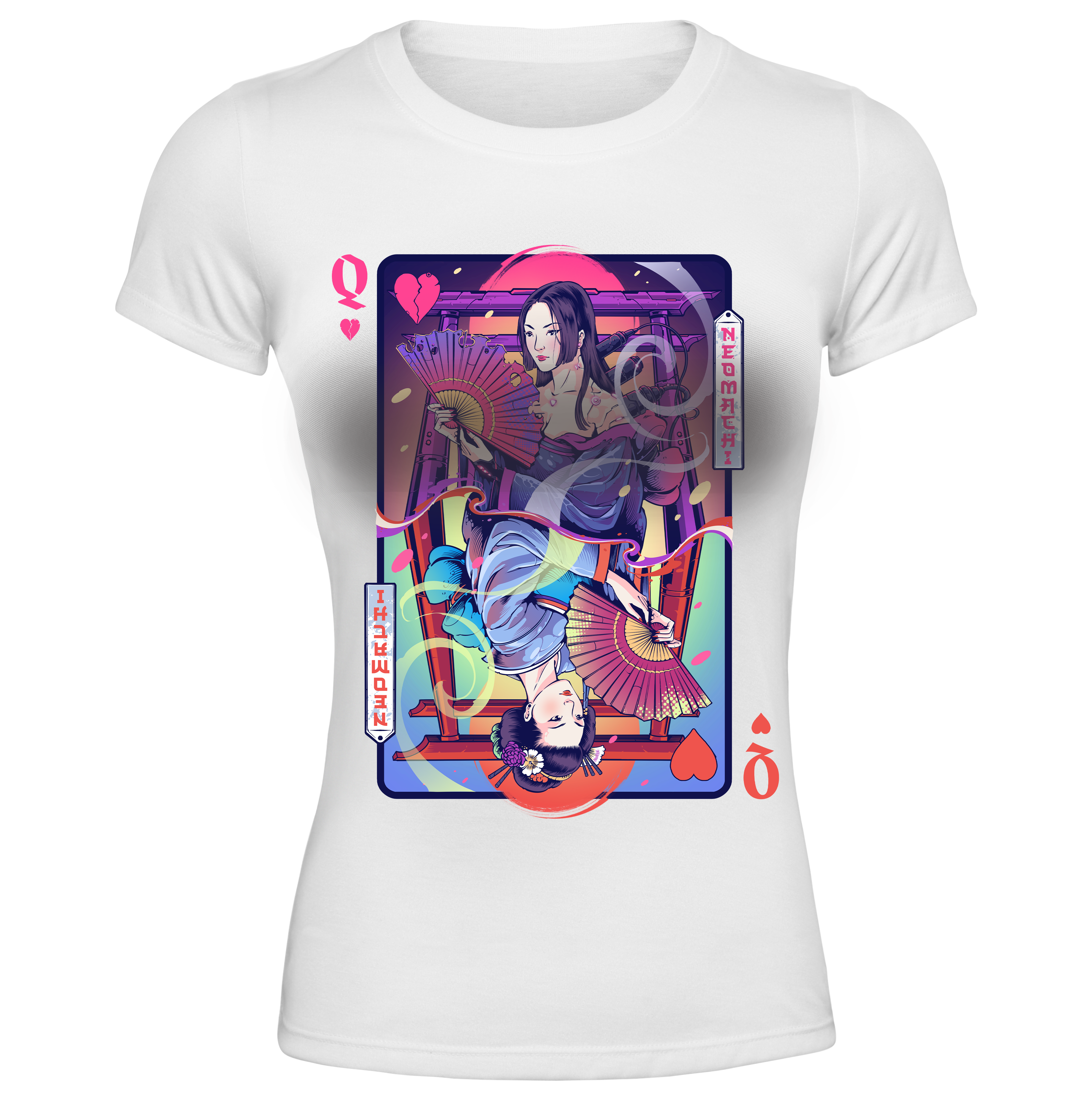 JOOU WOMAN'S T Cyberpunk White