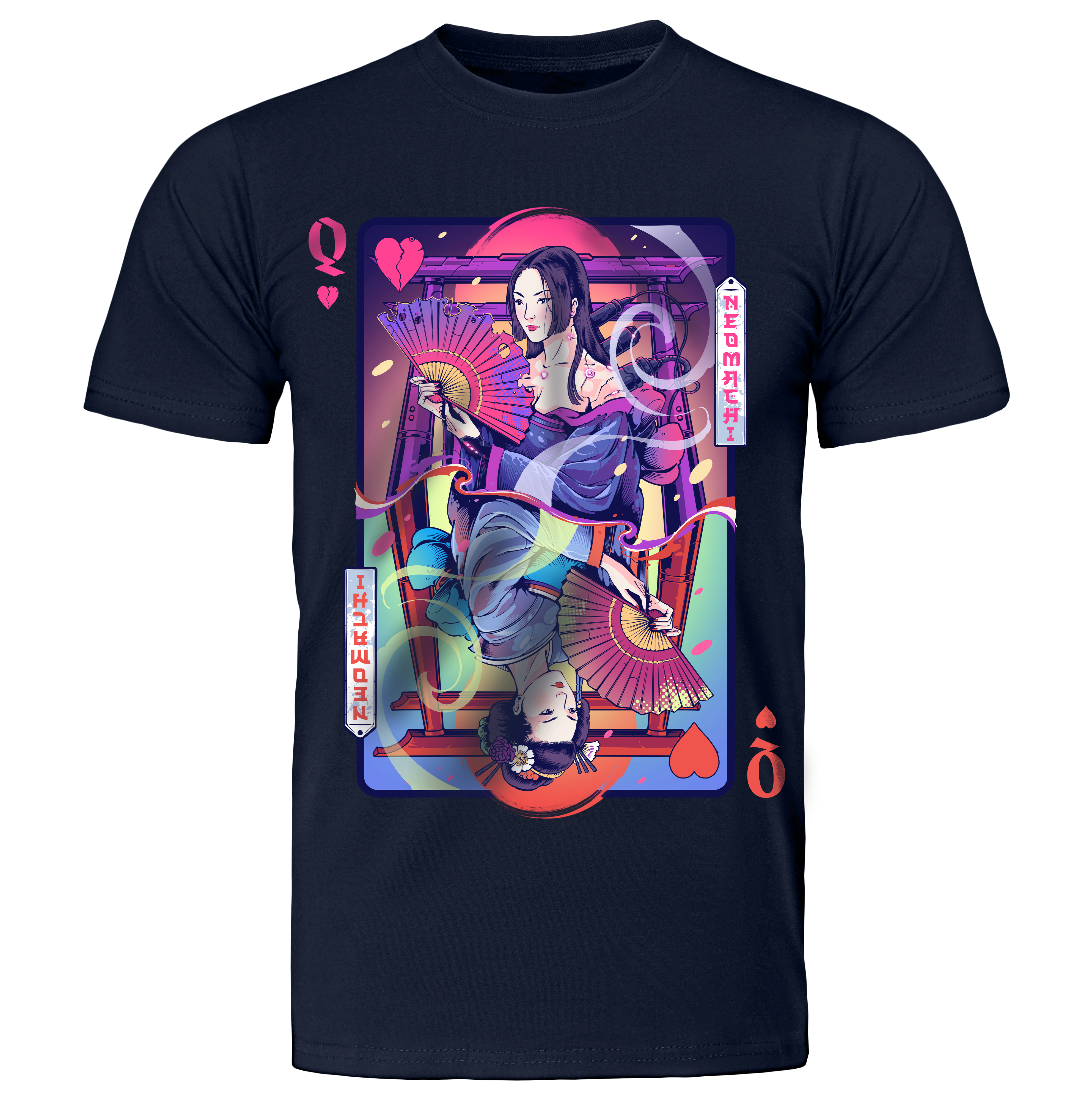 JOOU T-Shirt Cyberpunk Navy