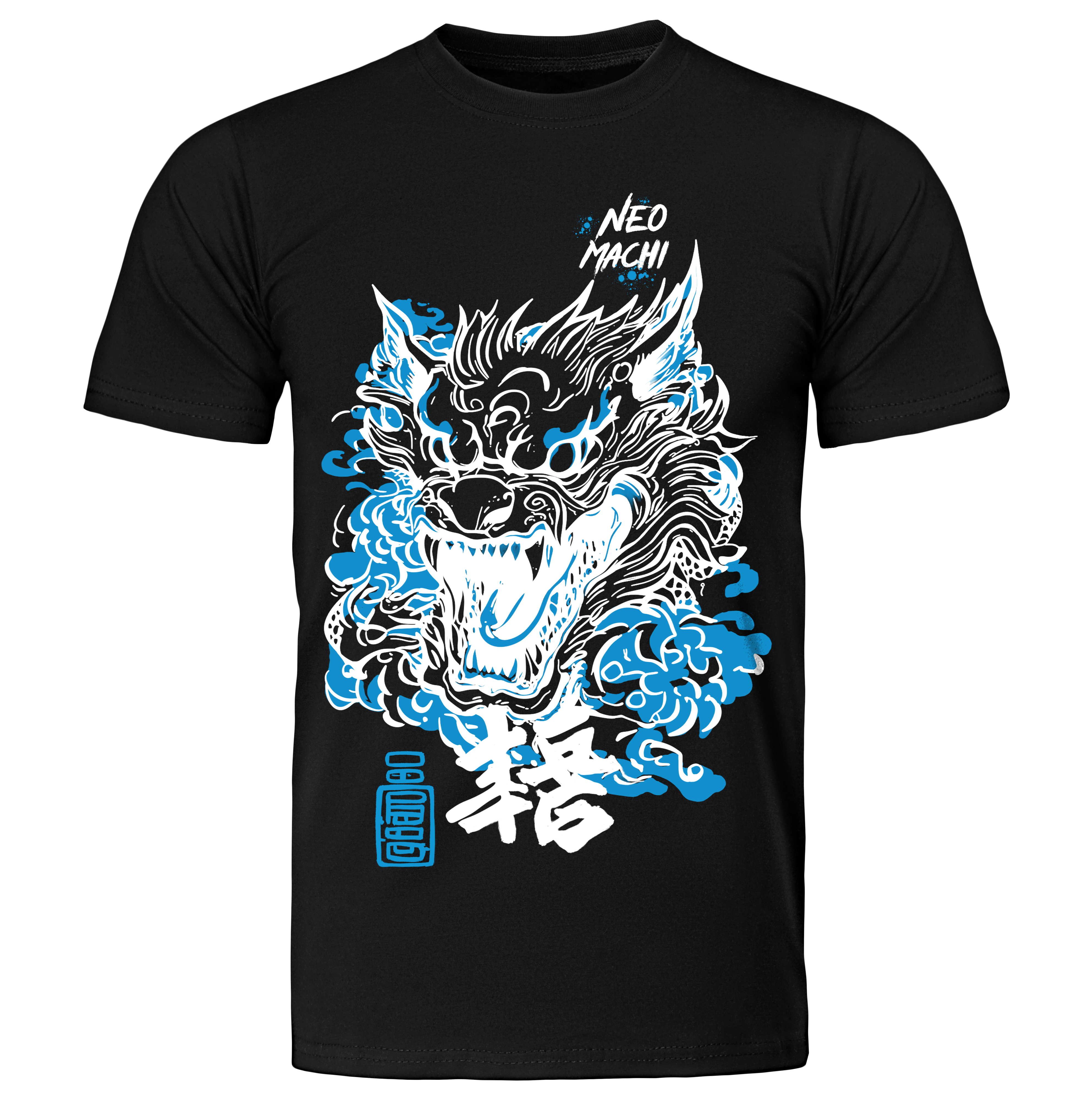 SHISHI T-Shirt Cyberpunk Black