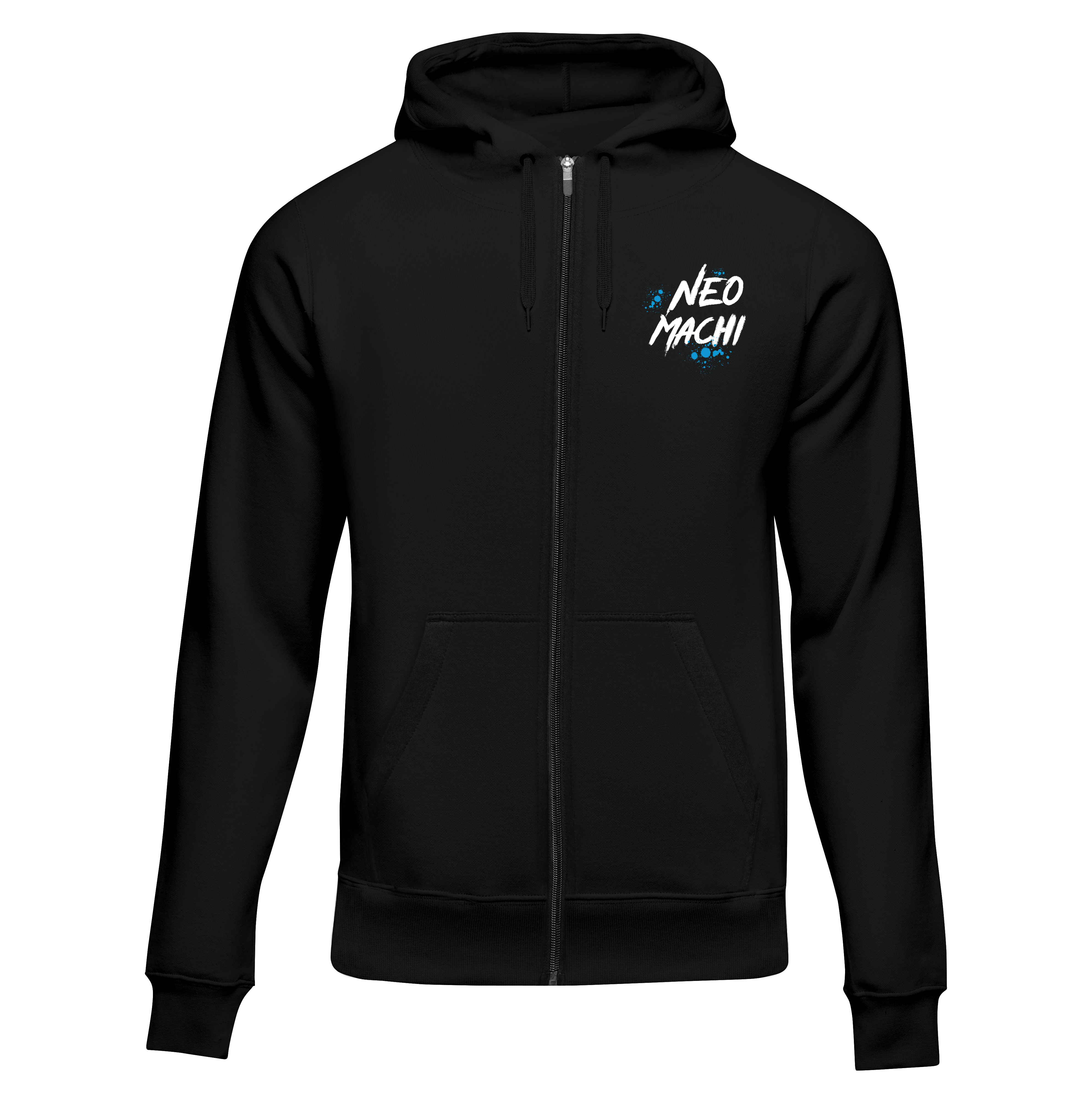 SHISHI ZIP HOODIE Cyberpunk Black