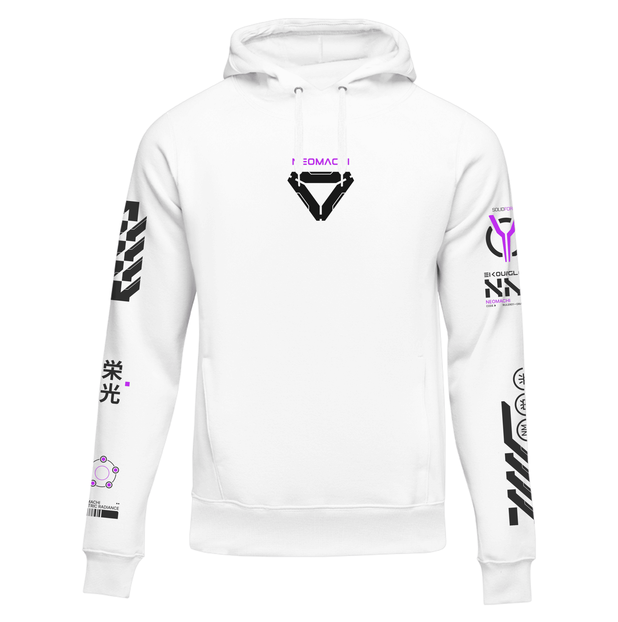 EIKOU: HOODIE - NEOMACHI - Cyberpunk - Techwear - Gaming