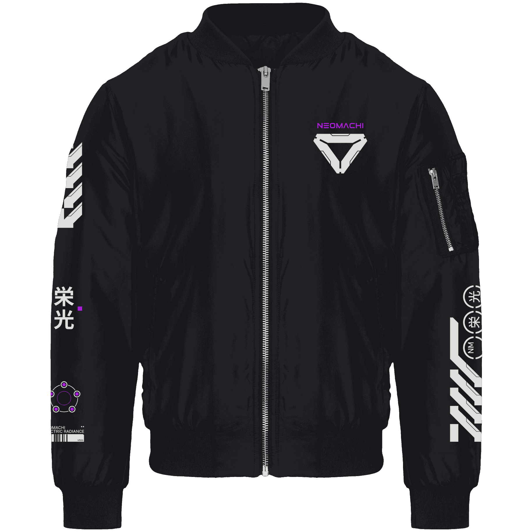 EIKOU: PREMIUM BOMBER - NEOMACHI - Cyberpunk - Techwear - Gaming