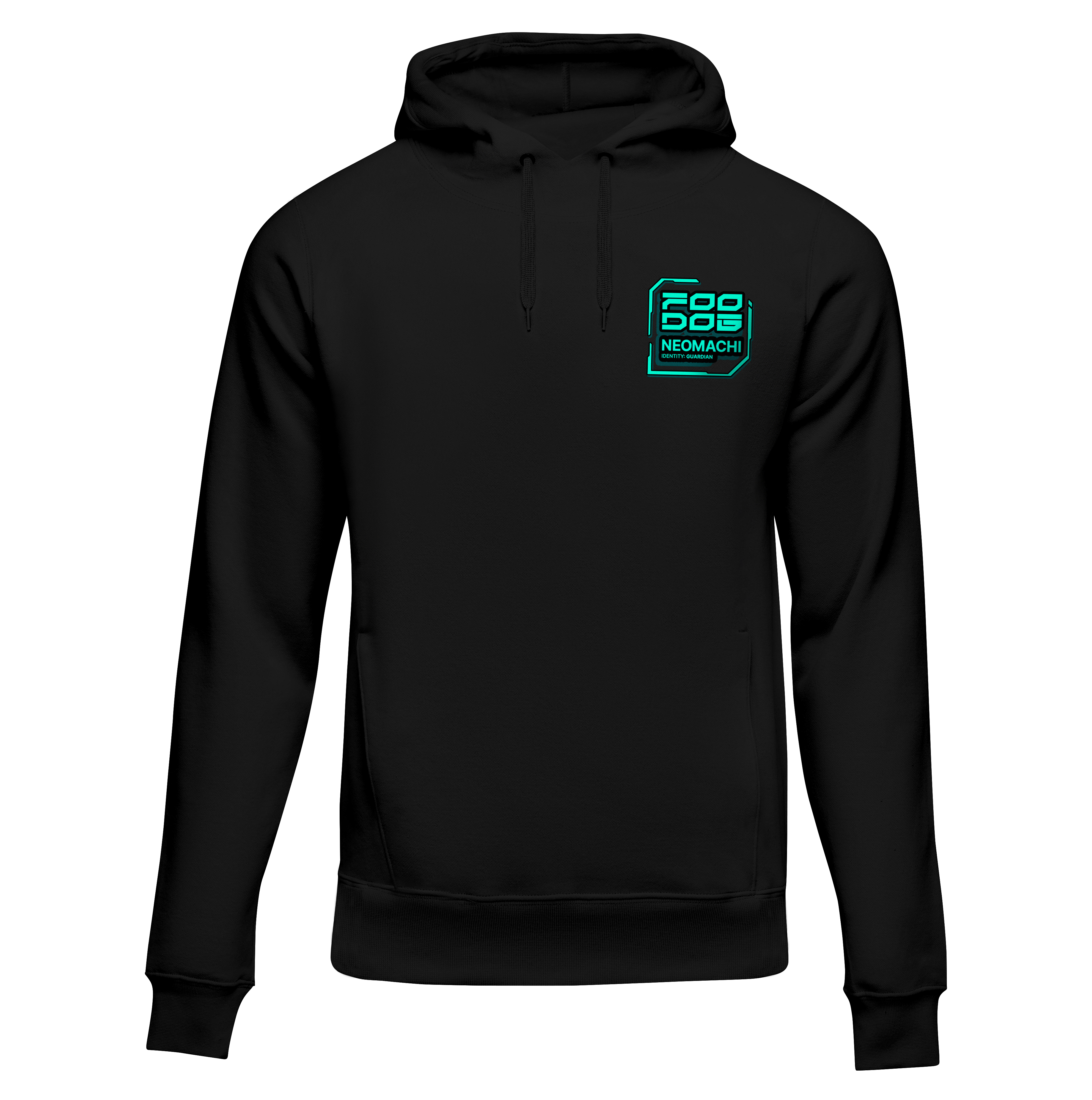 FOO DOG Hoodie Cyberpunk Black