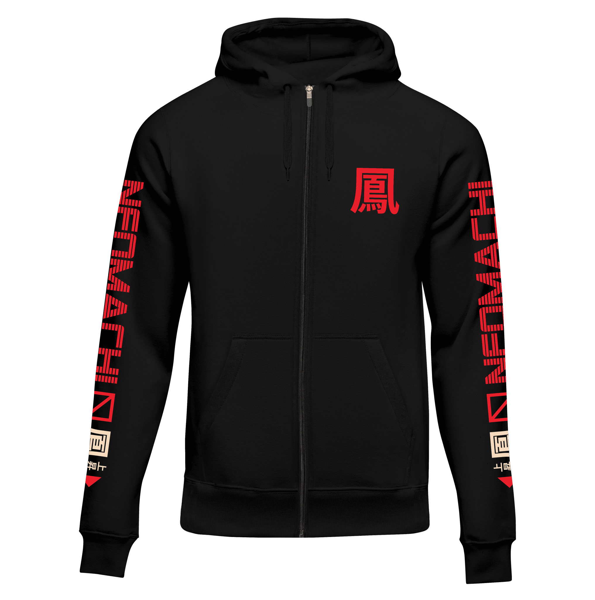 FUSHICHO: ZIP HOODIE - NEOMACHI - Cyberpunk - Techwear - Gaming