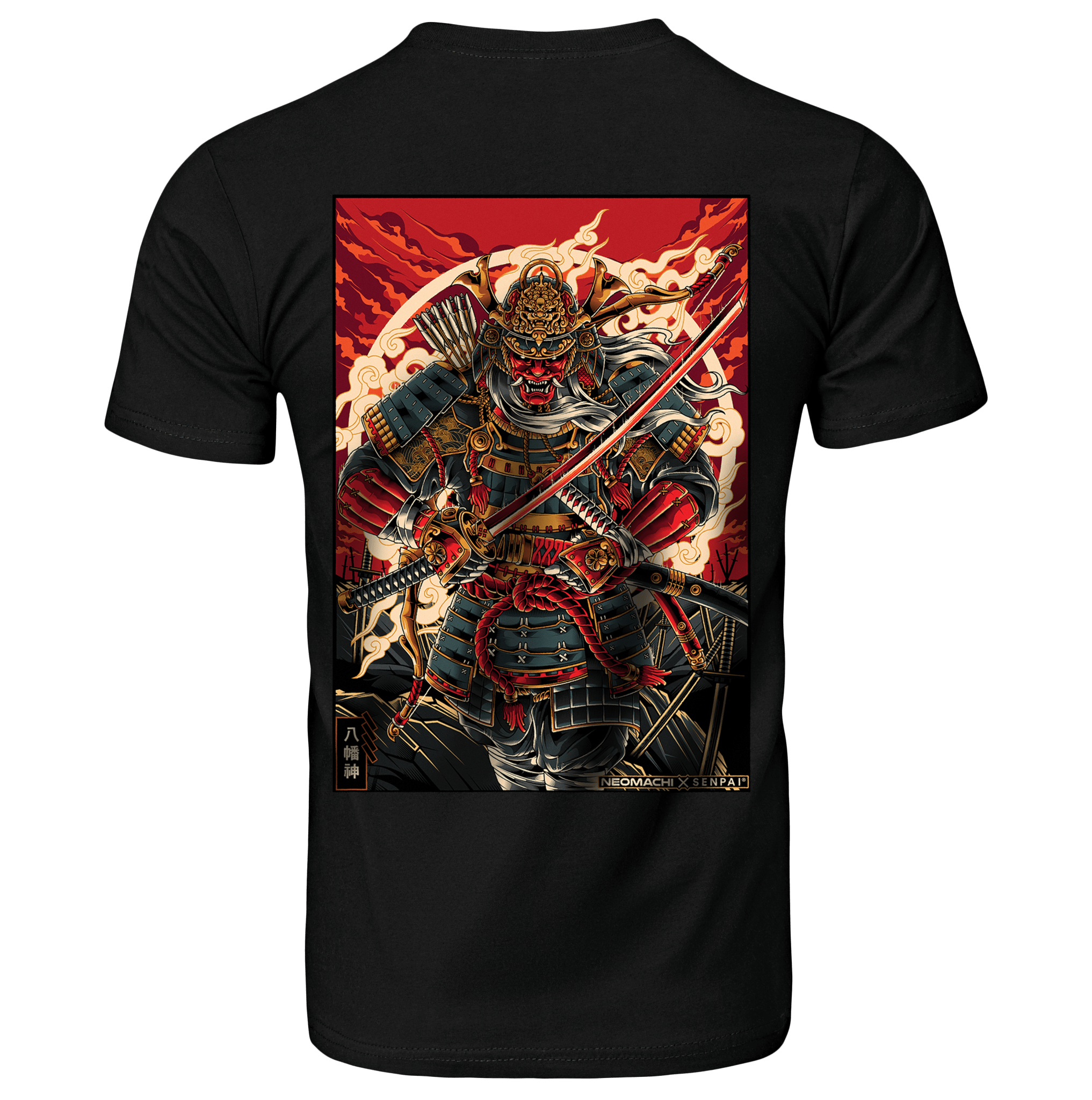 HACHIMAN 2.0: T - SHIRT - NEOMACHI - Cyberpunk - Techwear - Gaming