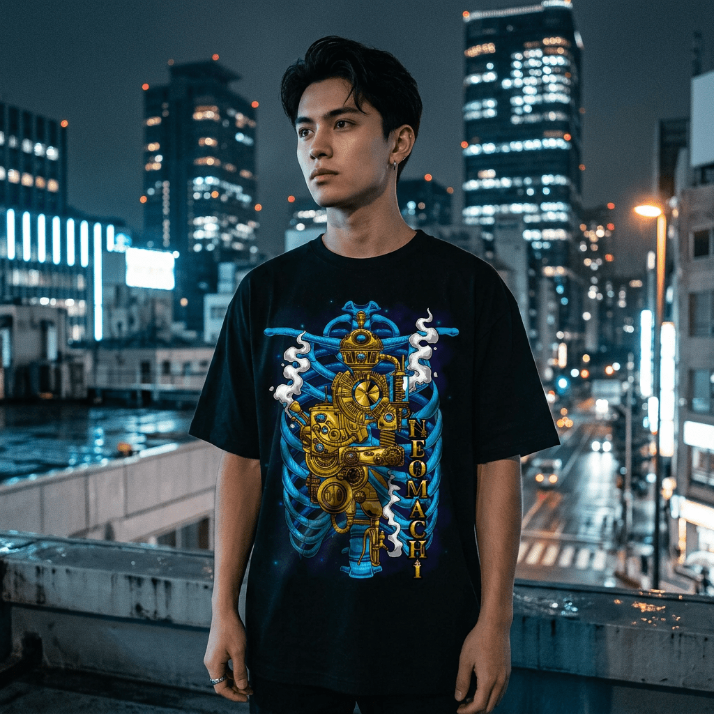 JOKI: T - SHIRT - NEOMACHI - Cyberpunk - Techwear - Gaming