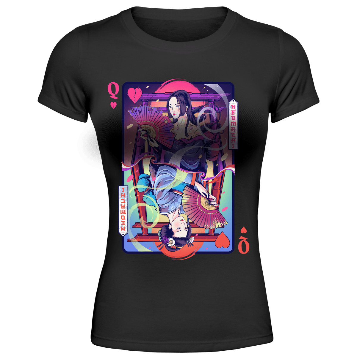 JOOU: WOMAN'S TEE - NEOMACHI - Cyberpunk - Techwear - Gaming