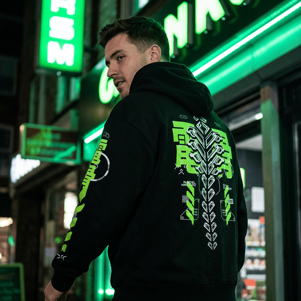 KISEKI: HOODIE - NEOMACHI - Cyberpunk - Techwear - Gaming