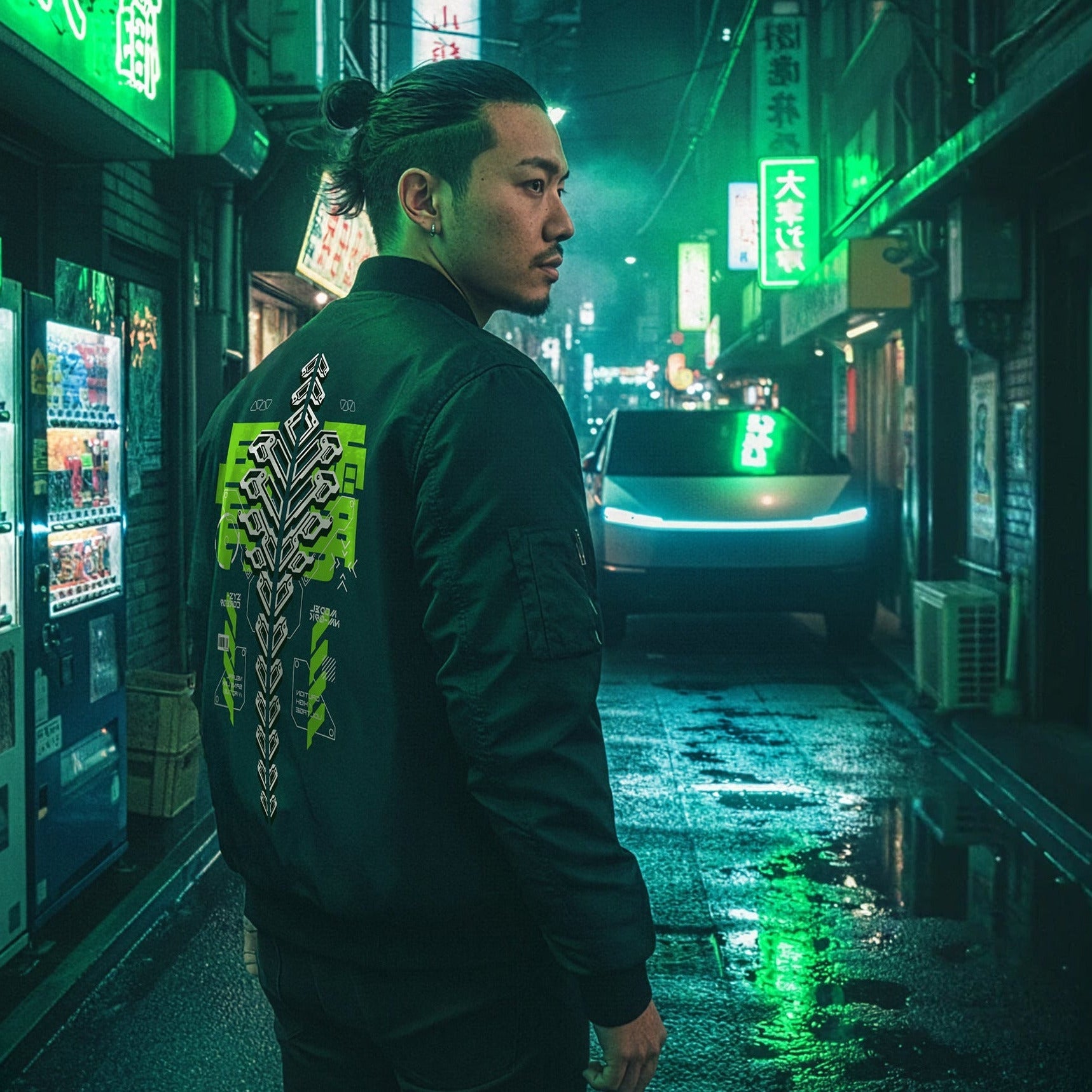 KISEKI: PREMIUM BOMBER - NEOMACHI - Cyberpunk - Techwear - Gaming