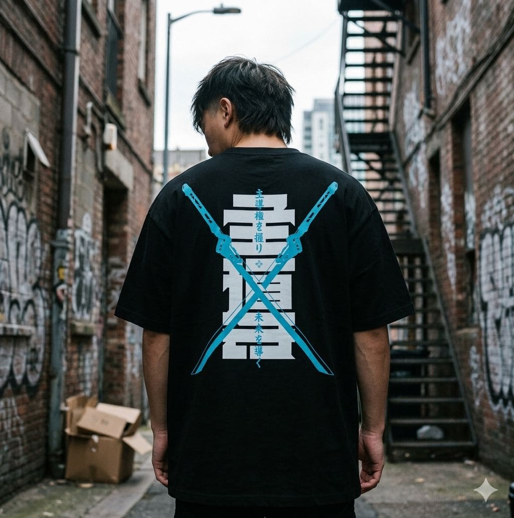 LEAD: T - SHIRT - NEOMACHI - Cyberpunk - Techwear - Gaming