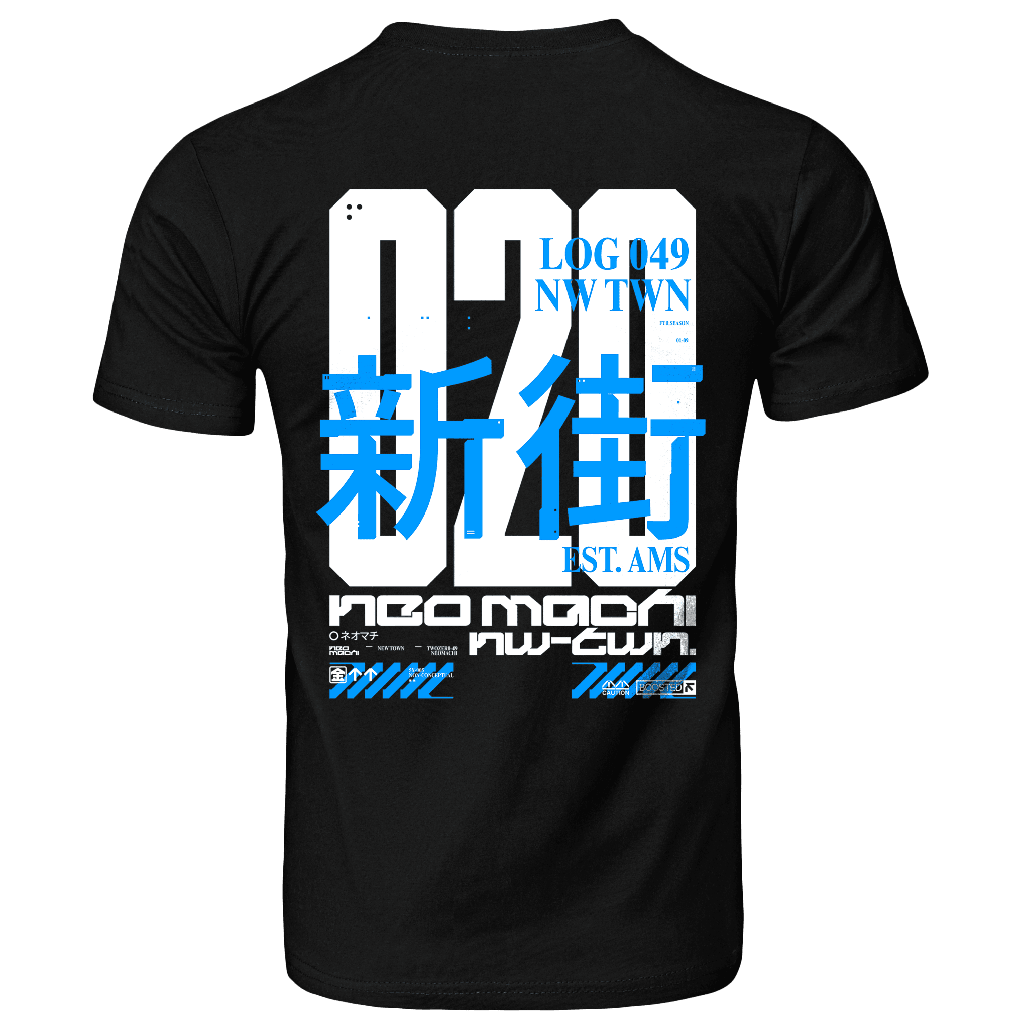 NEOAMSTERDAM - 3: T - SHIRT - NEOMACHI - Cyberpunk - Techwear - Gaming
