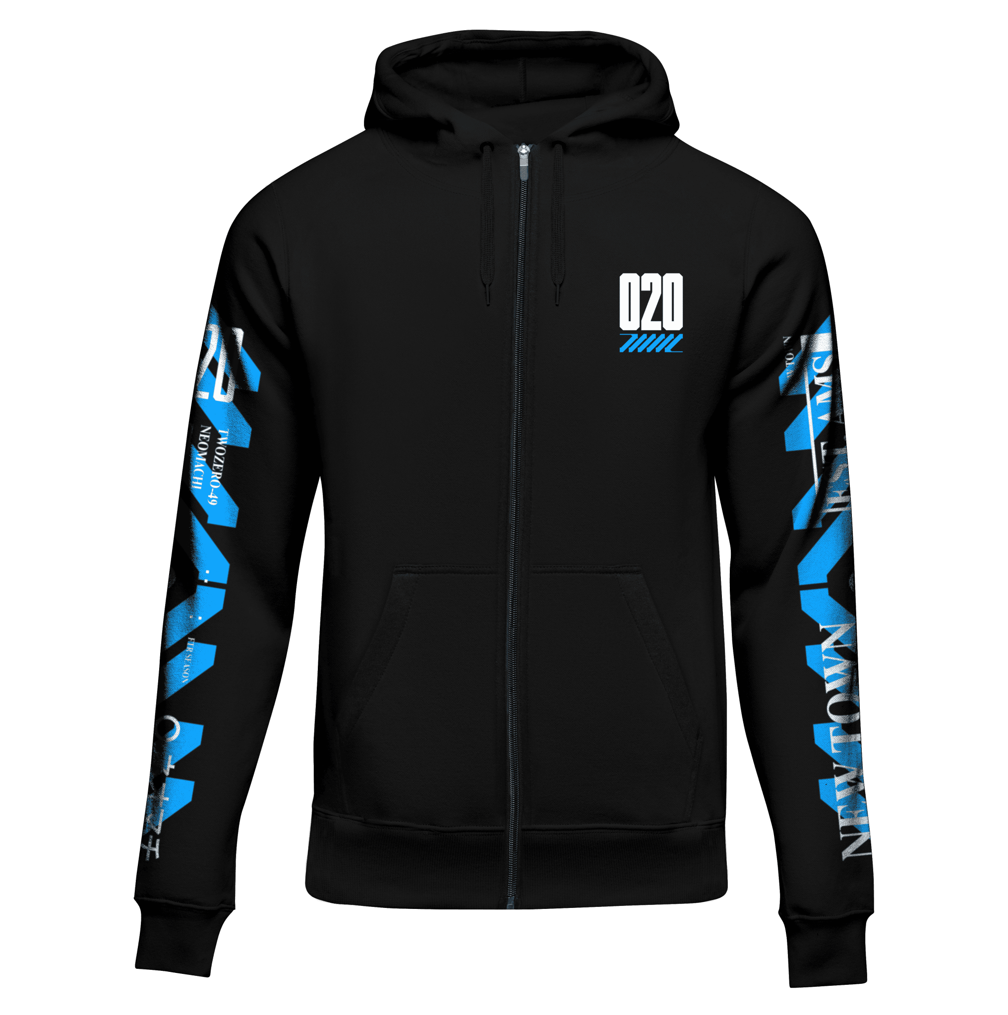 NEOAMSTERDAM - 3: ZIP HOODIE - NEOMACHI - Cyberpunk - Techwear - Gaming
