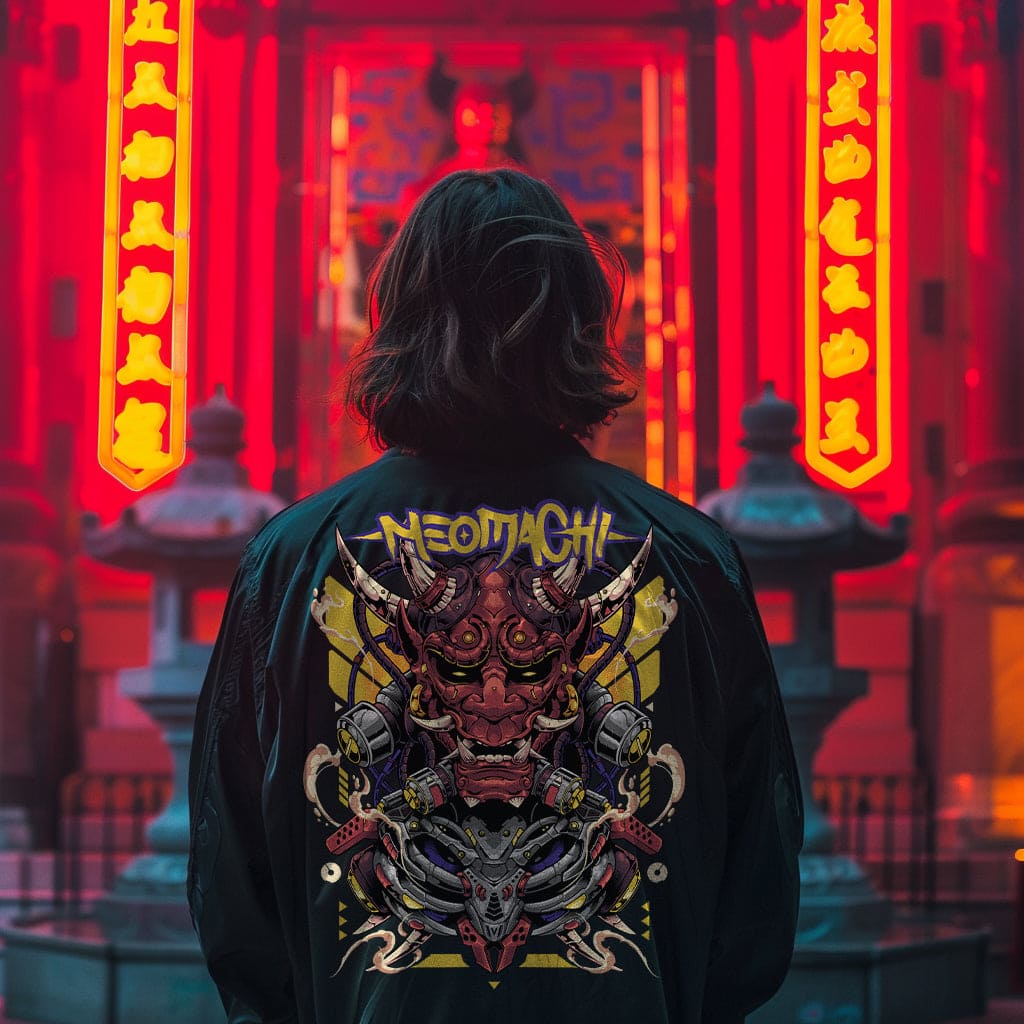ONI: PREMIUM BOMBER - NEOMACHI - Cyberpunk - Techwear - Gaming