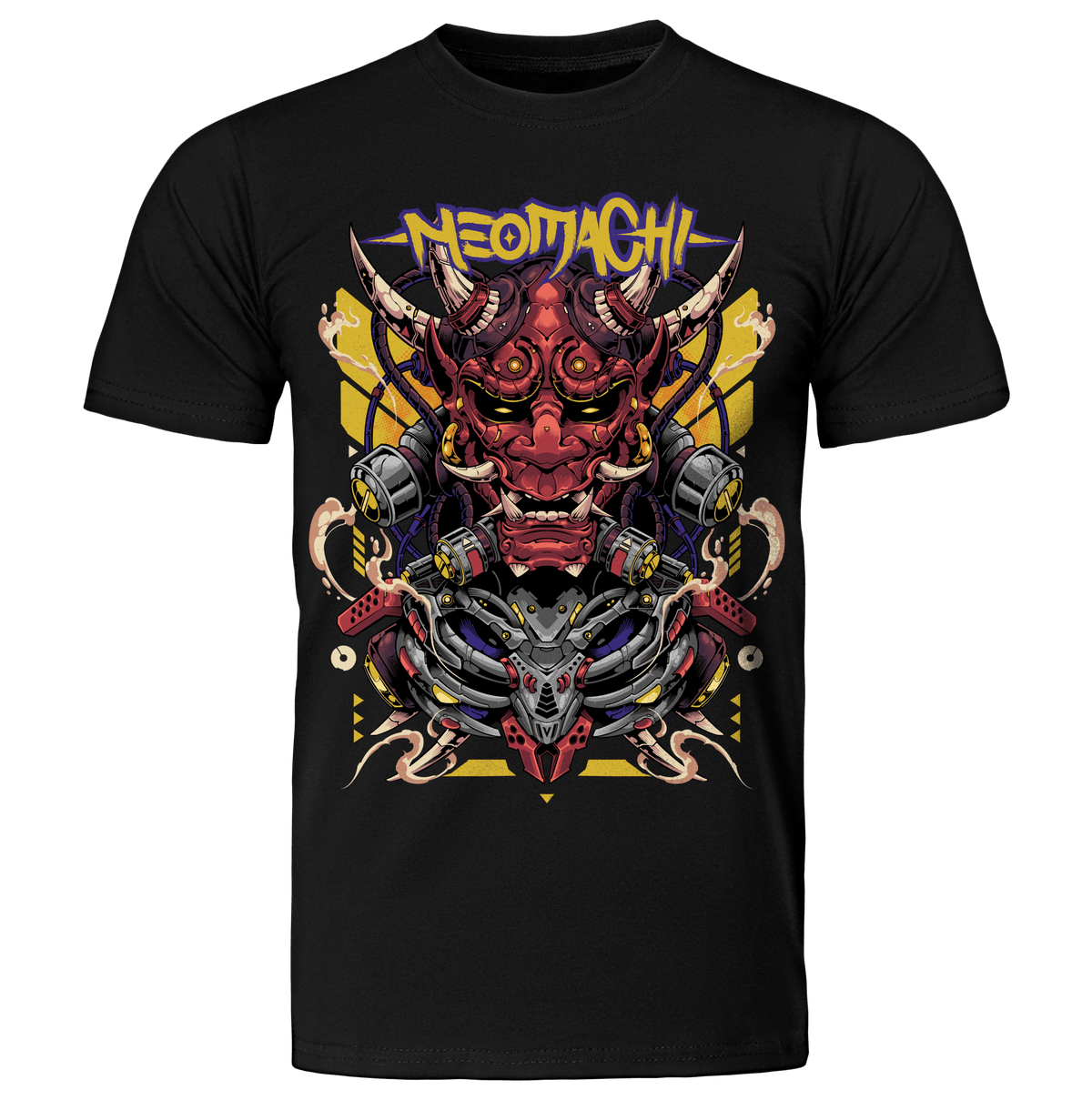 ONI: T - SHIRT - NEOMACHI - Cyberpunk - Techwear - Gaming