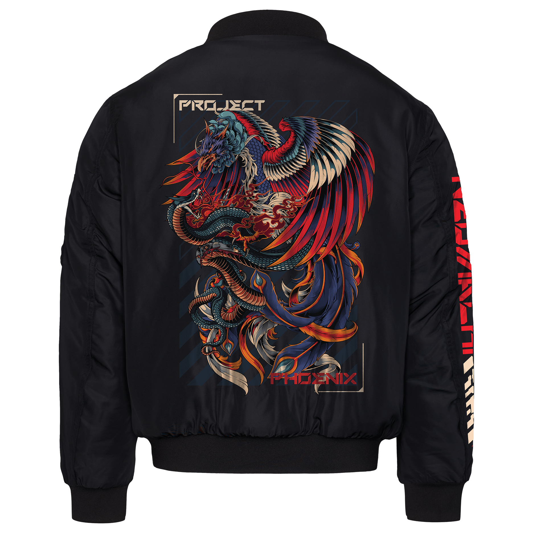 OTORI: PREMIUM BOMBER - NEOMACHI - Cyberpunk - Techwear - Gaming