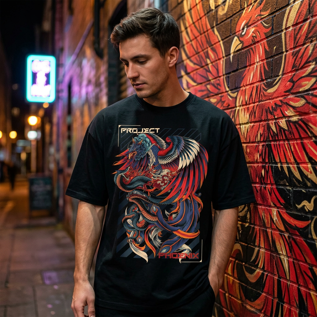 OTORI: T - SHIRT - NEOMACHI - Cyberpunk - Techwear - Gaming