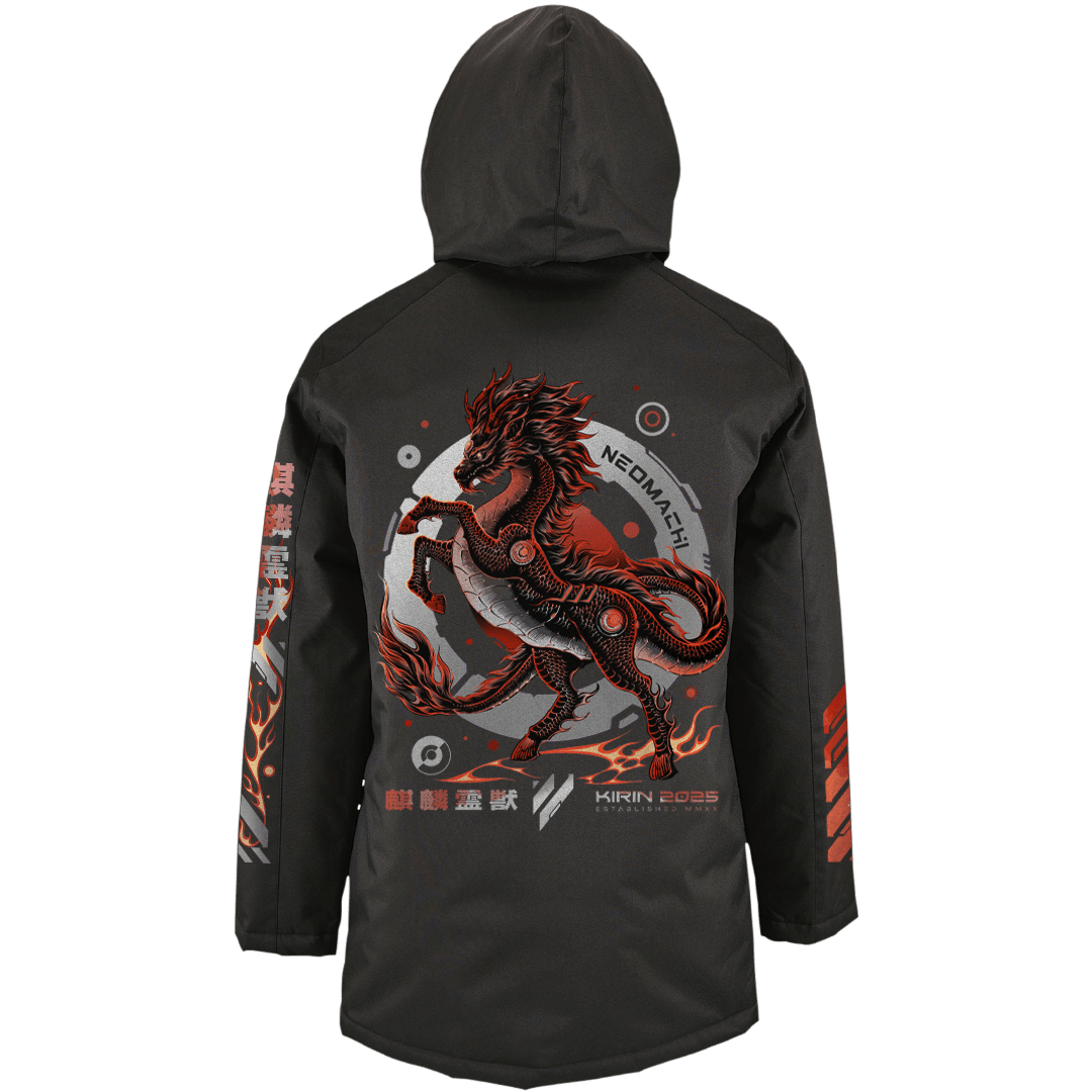QILIN: PARKA - NEOMACHI - Cyberpunk - Techwear - Gaming