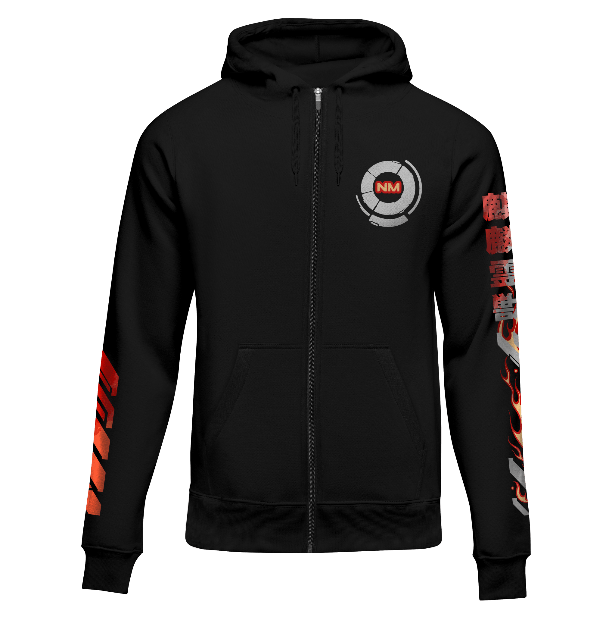 QILIN: ZIP HOODIE - NEOMACHI - Cyberpunk - Techwear - Gaming