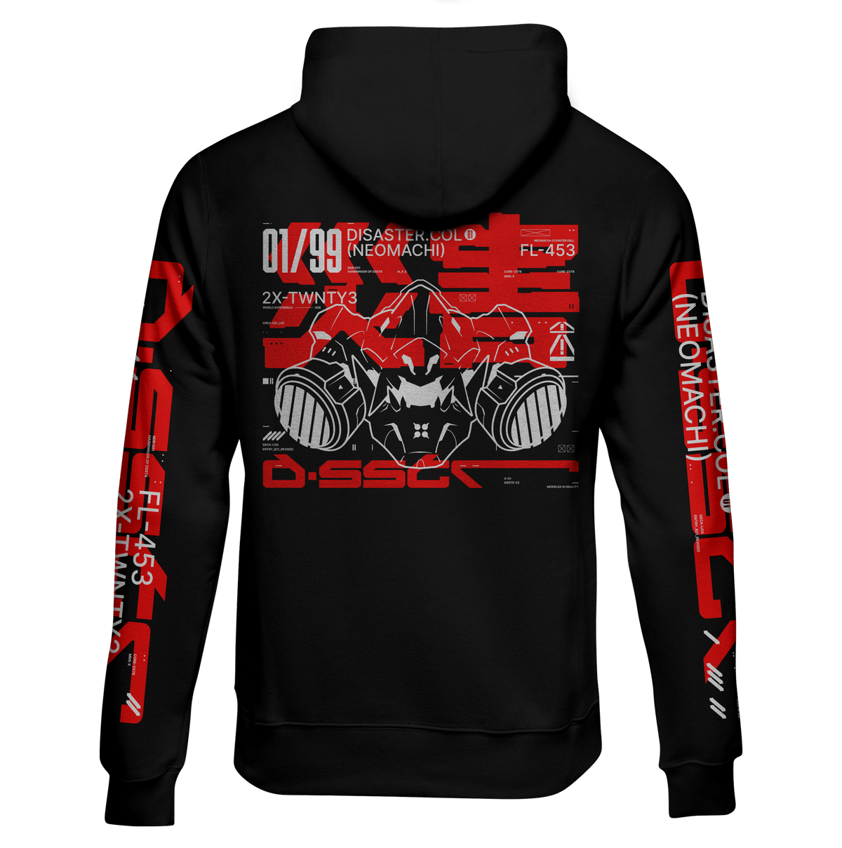 SAIGAI: HOODIE - NEOMACHI - Cyberpunk - Techwear - Gaming