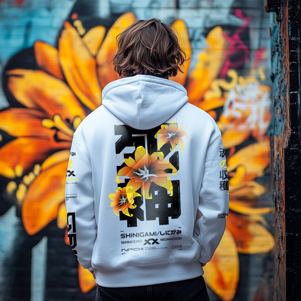 SHINIGAMI: HOODIE - NEOMACHI - Cyberpunk - Techwear - Gaming