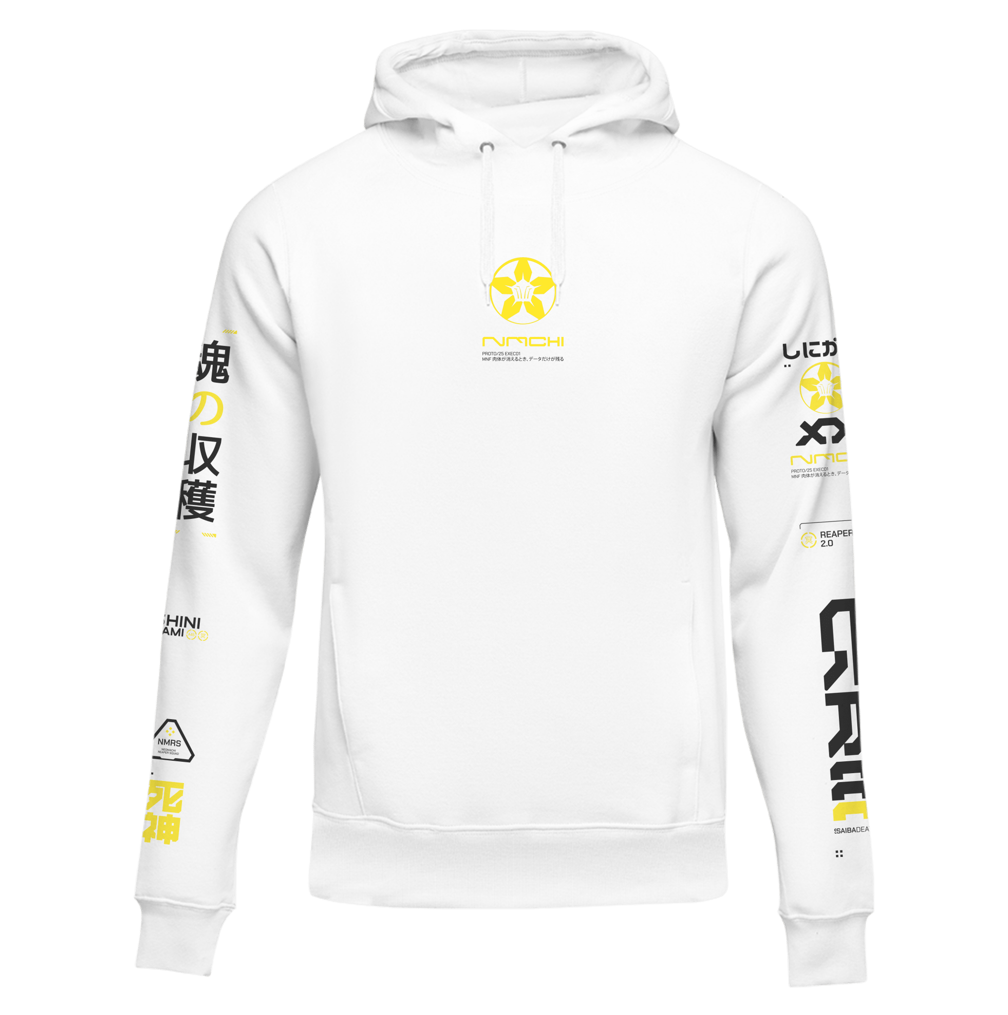 SHINIGAMI: HOODIE - NEOMACHI - Cyberpunk - Techwear - Gaming