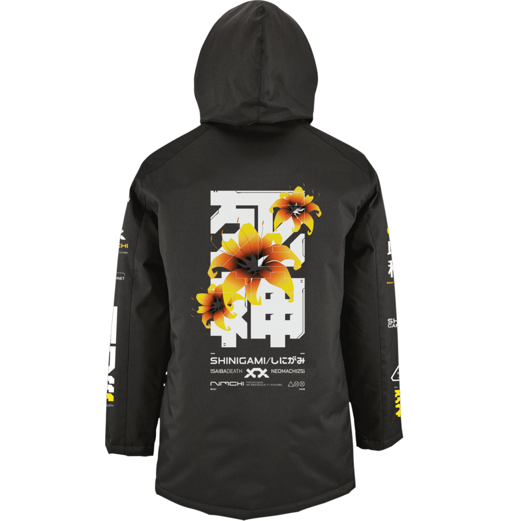 SHINIGAMI: PARKA - NEOMACHI - Cyberpunk - Techwear - Gaming