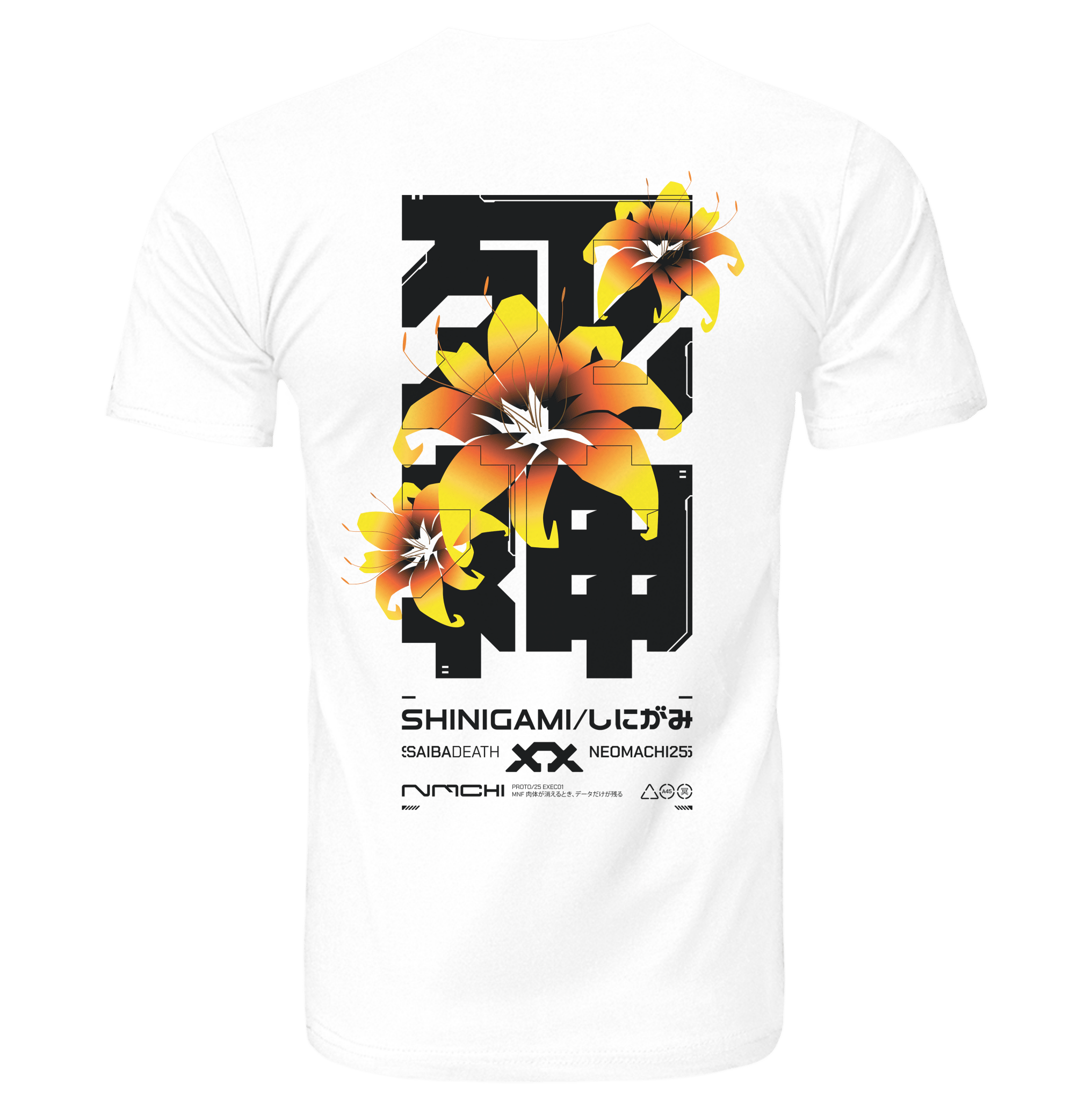 SHINIGAMI: T - SHIRT - NEOMACHI - Cyberpunk - Techwear - Gaming