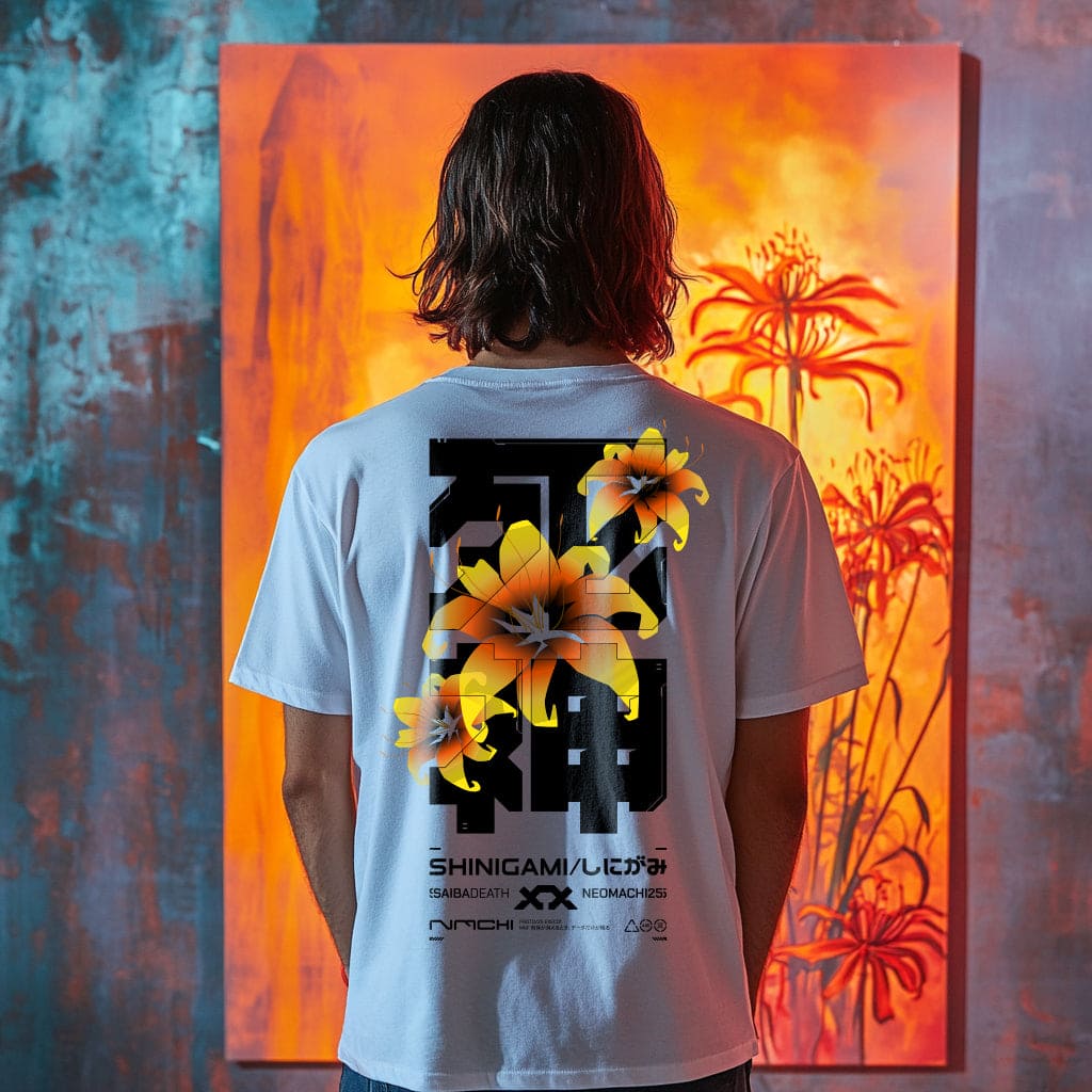 SHINIGAMI: T - SHIRT - NEOMACHI - Cyberpunk - Techwear - Gaming