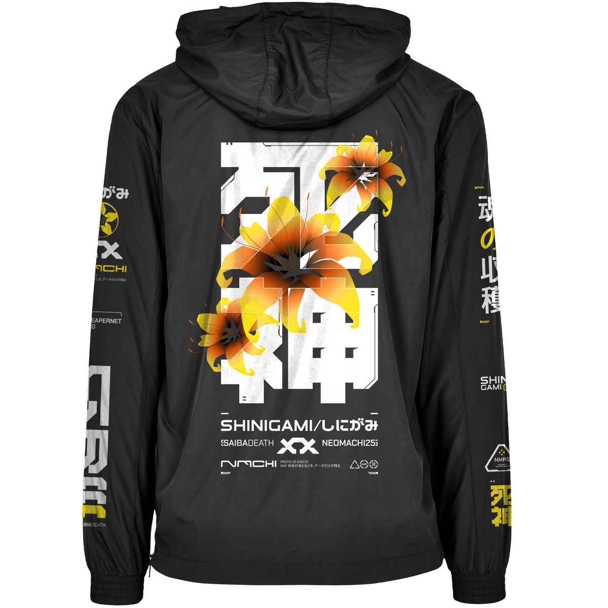 SHINIGAMI: WINDBREAKER - NEOMACHI - Cyberpunk - Techwear - Gaming