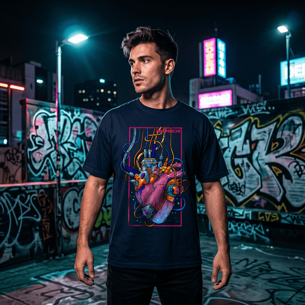 SHINZO: T - SHIRT - NEOMACHI - Cyberpunk - Techwear - Gaming