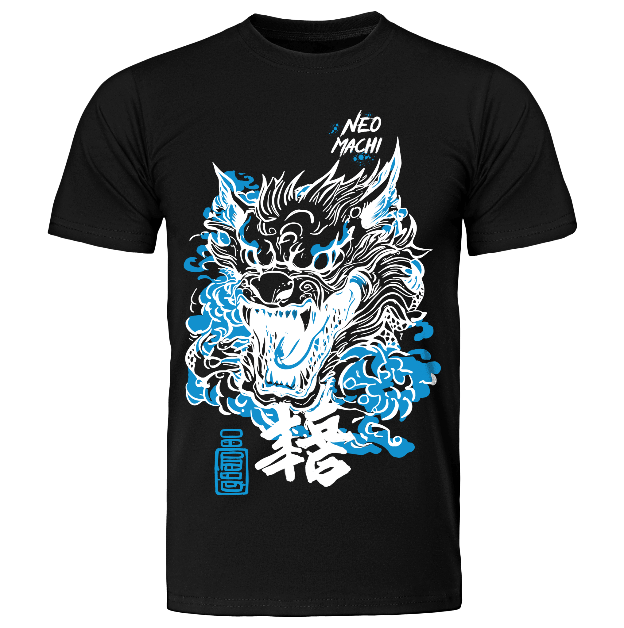 SHISHI: T - SHIRT - NEOMACHI - Cyberpunk - Techwear - Gaming