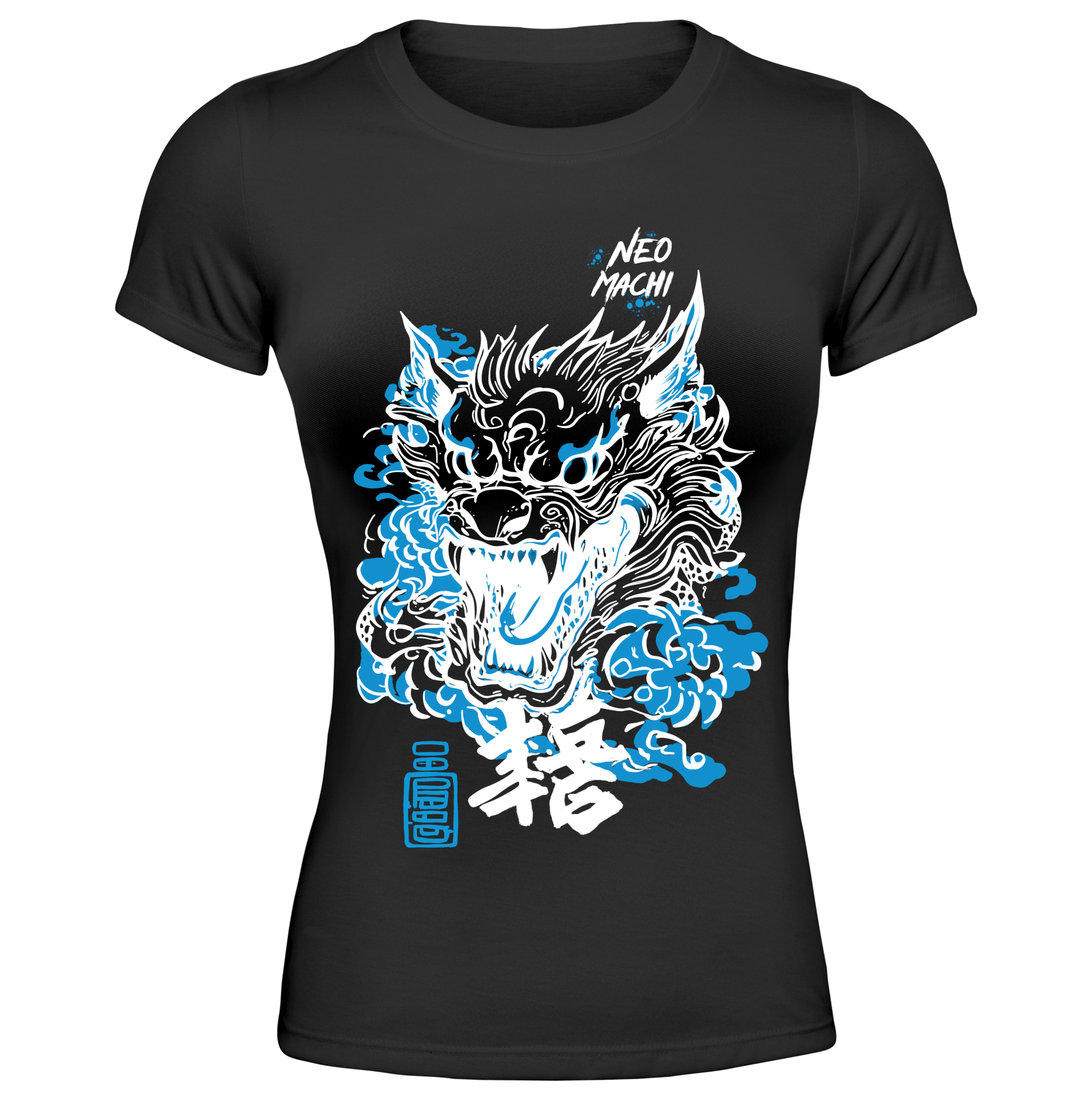 SHISHI: WOMAN'S TEE - NEOMACHI - Cyberpunk - Techwear - Gaming