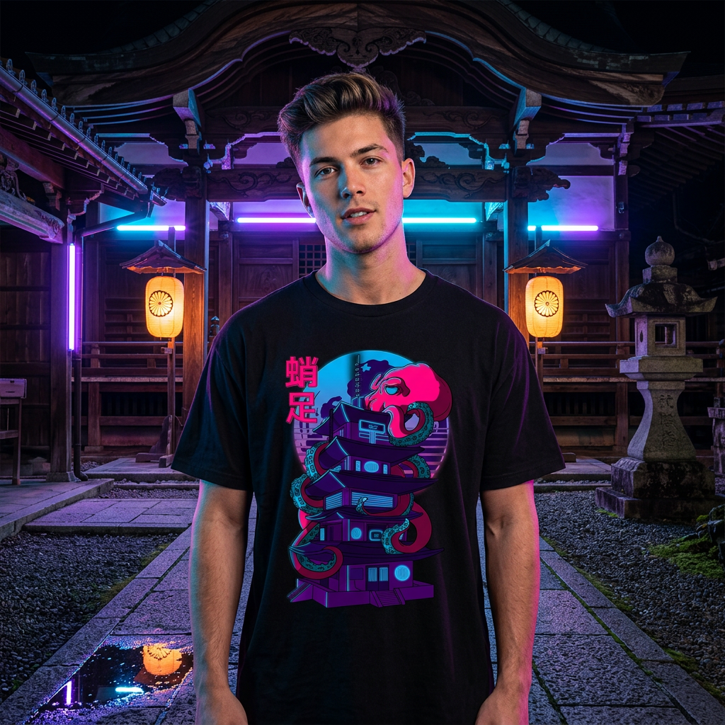 TAKO: T - SHIRT - NEOMACHI - Cyberpunk - Techwear - Gaming