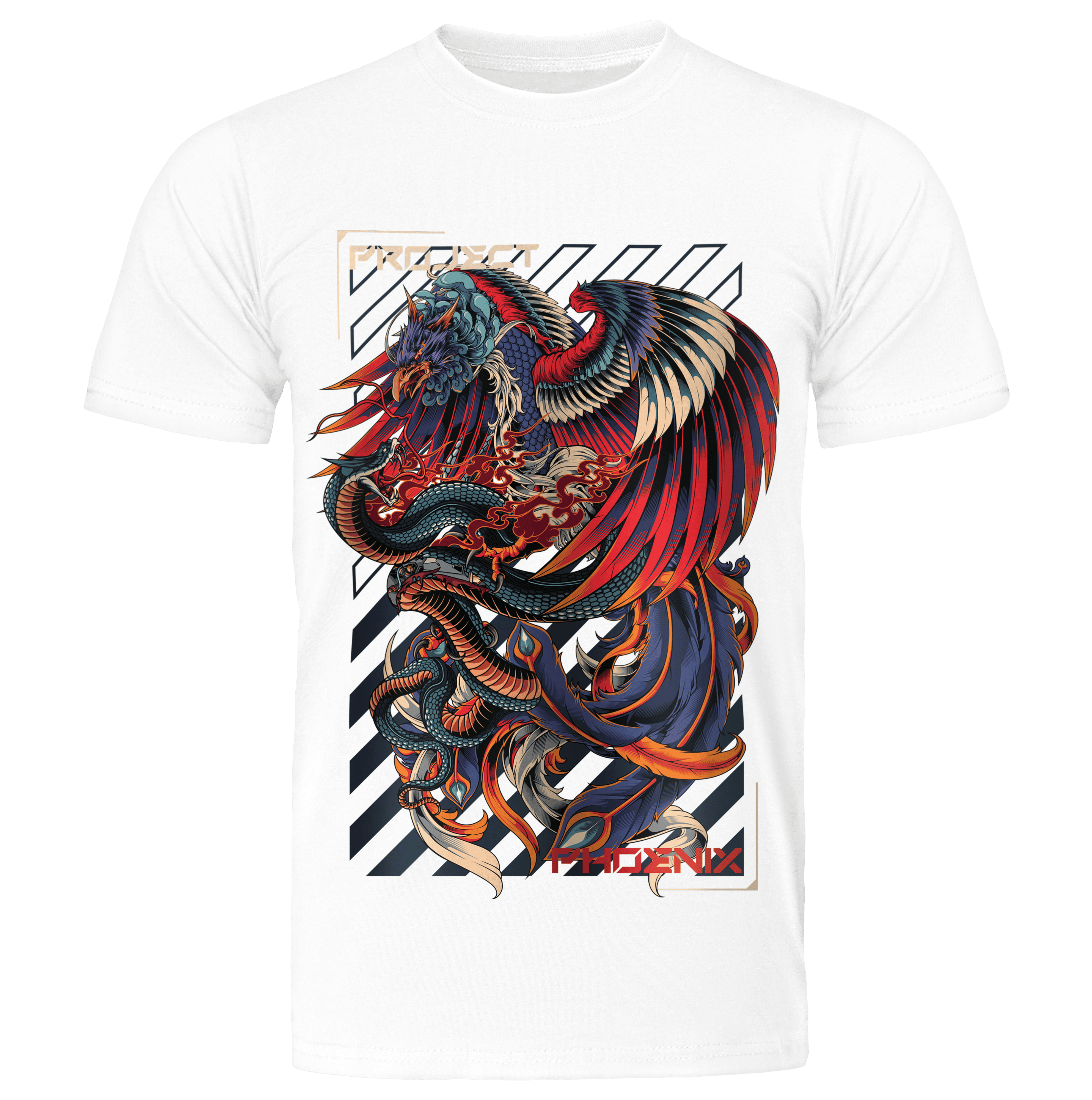 OTORI - Cyberpunk | vaporware | Japanese T-shirt White