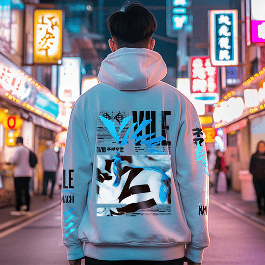 VILE: HOODIE - NEOMACHI - Cyberpunk - Techwear - Gaming