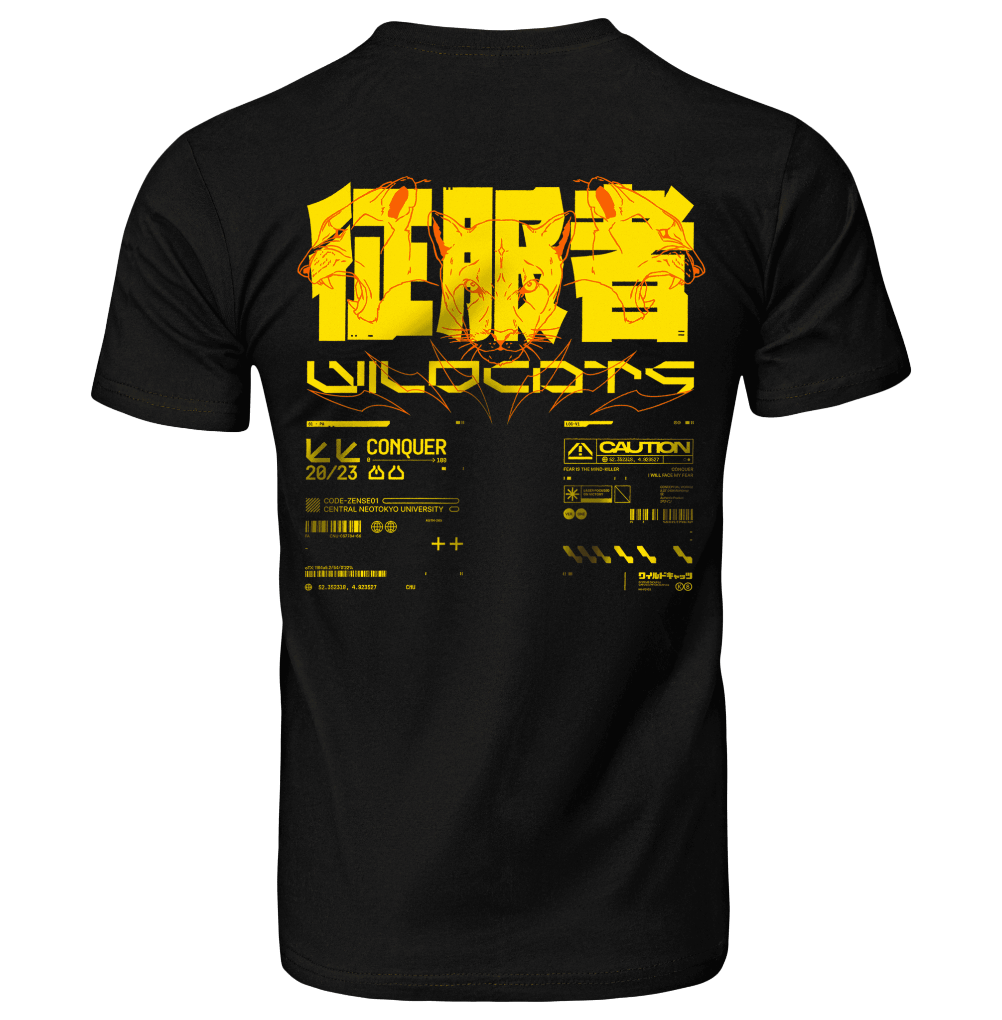 YASEI: T - SHIRT - NEOMACHI - Cyberpunk - Techwear - Gaming
