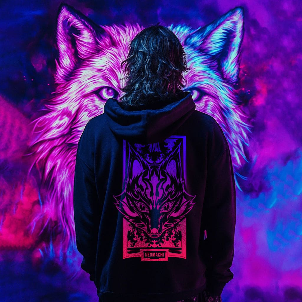 ZENKO: HOODIE - NEOMACHI - Cyberpunk - Techwear - Gaming