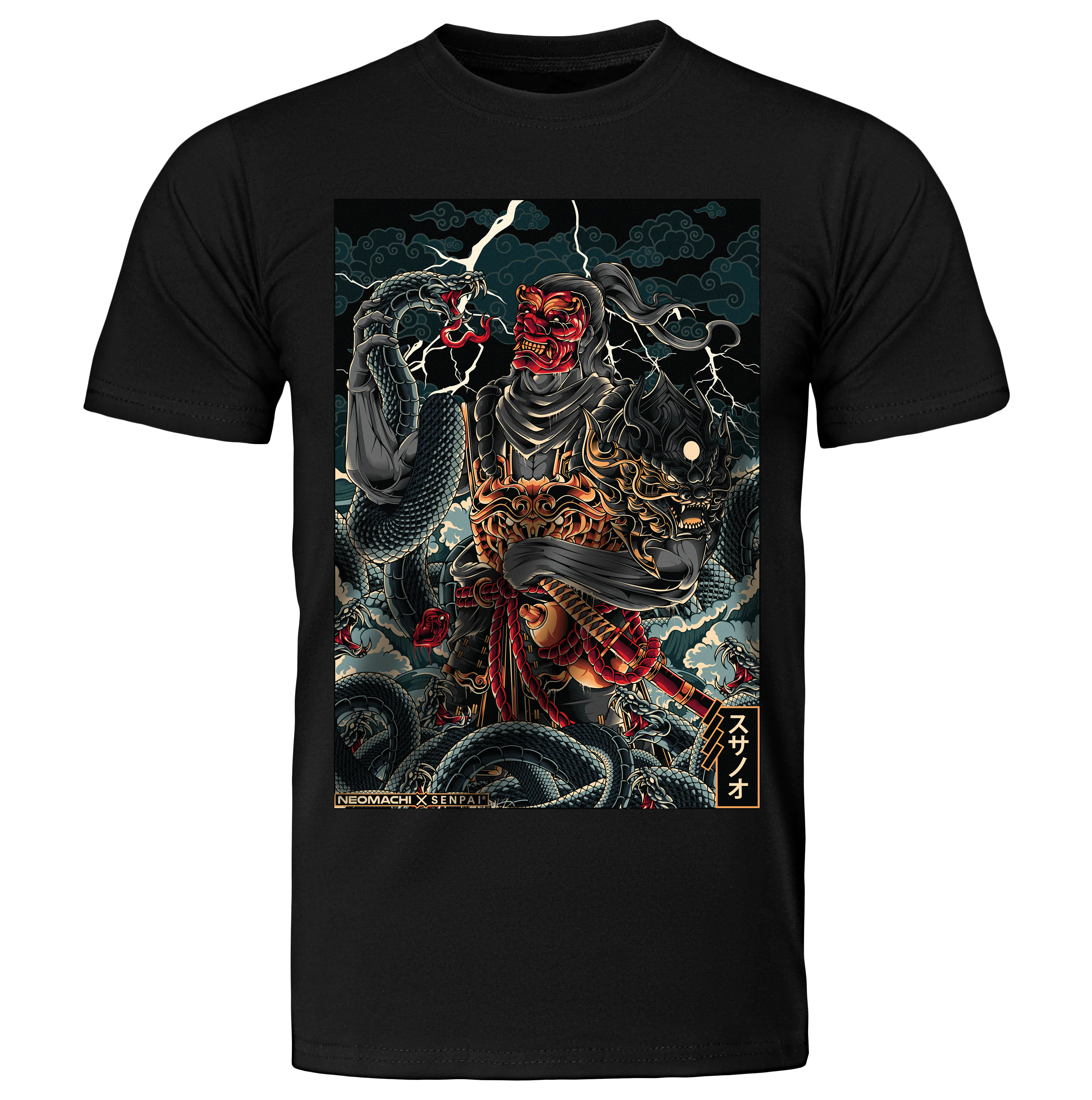 SUSANOO T-Shirt Cyberpunk Black
