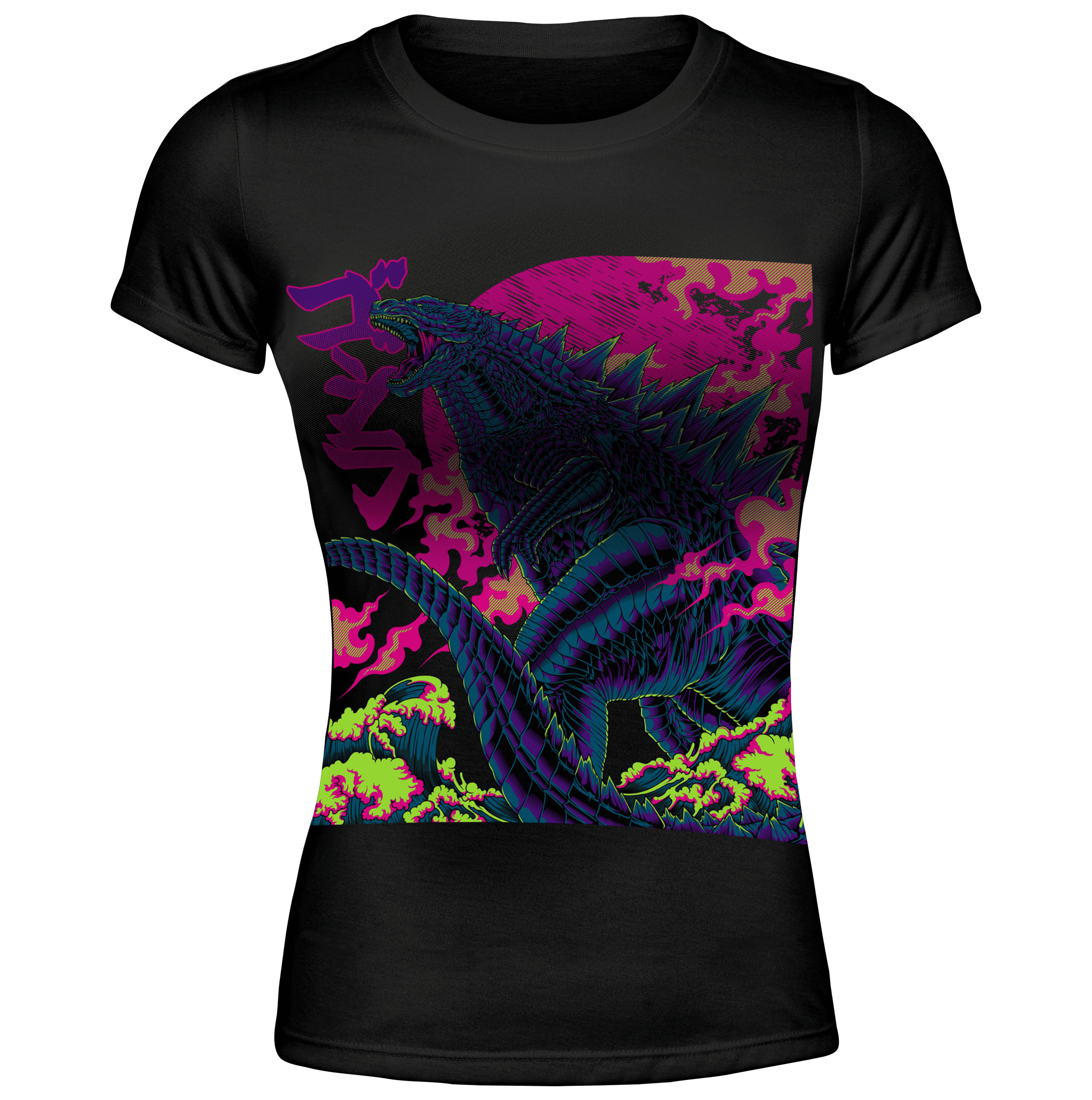 GOJIRA WOMAN'S T Cyberpunk Black