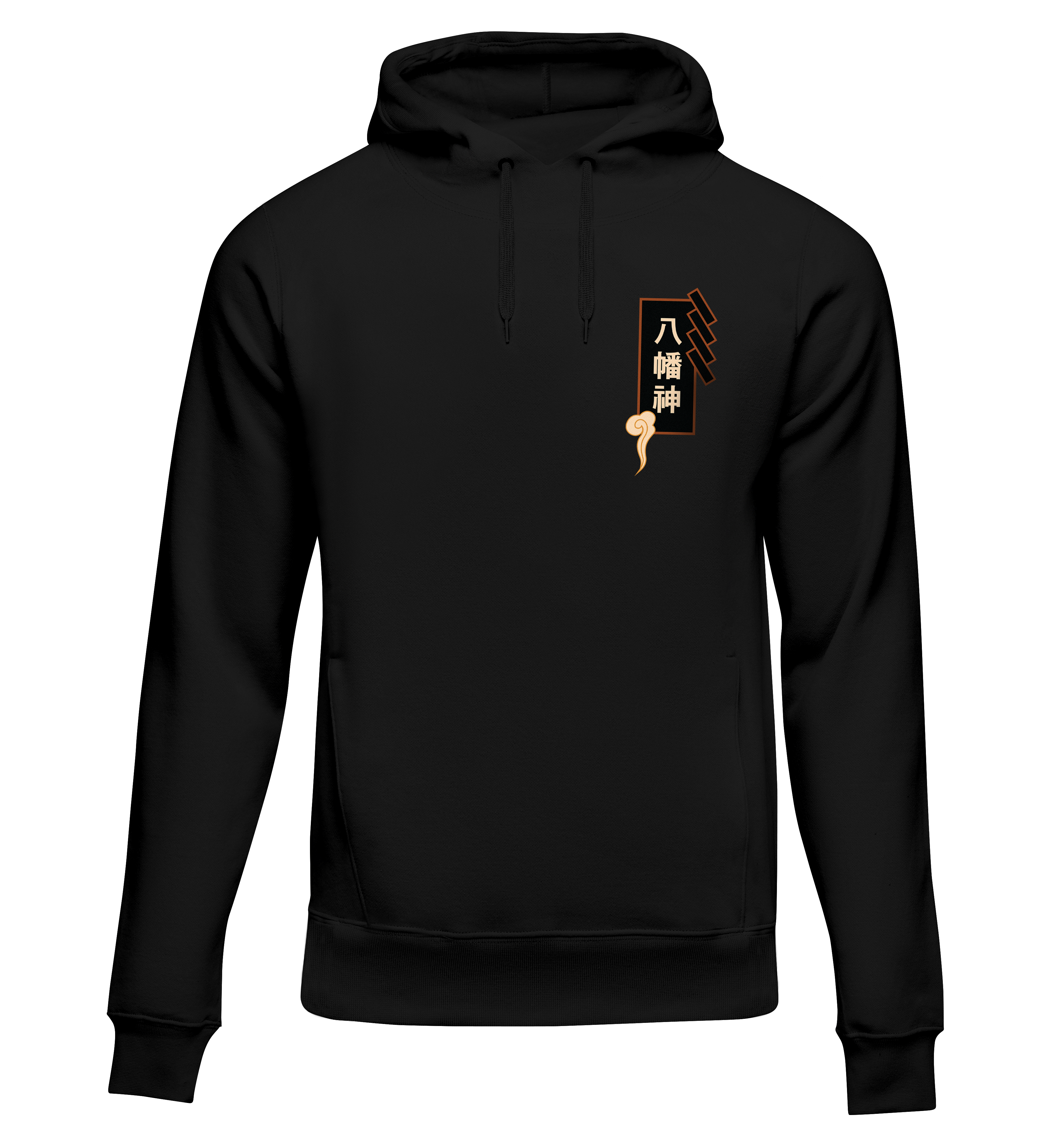 HACHIMAN Hoodie Cyberpunk Black