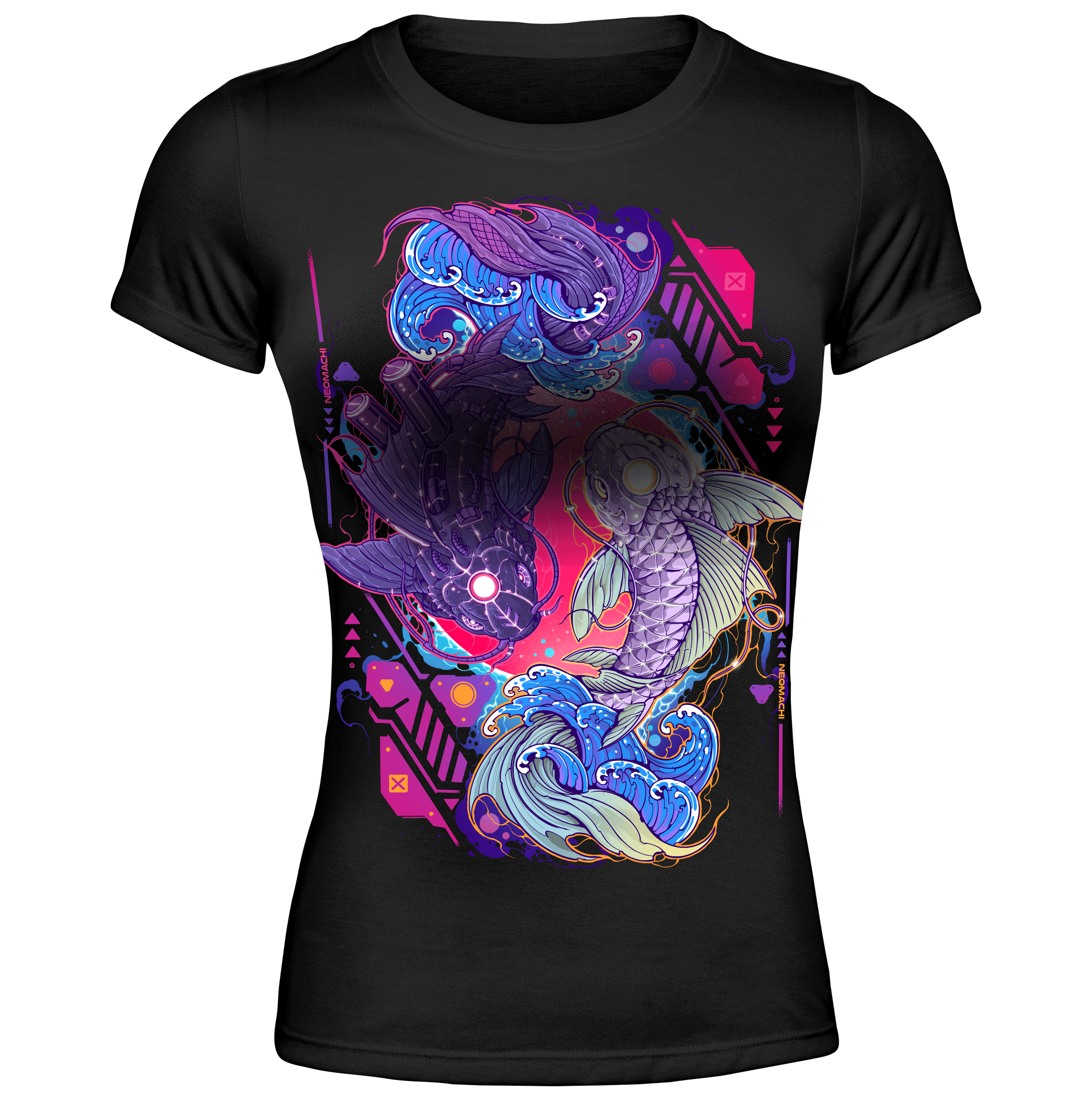 ONMYO WOMAN'S T Cyberpunk Black
