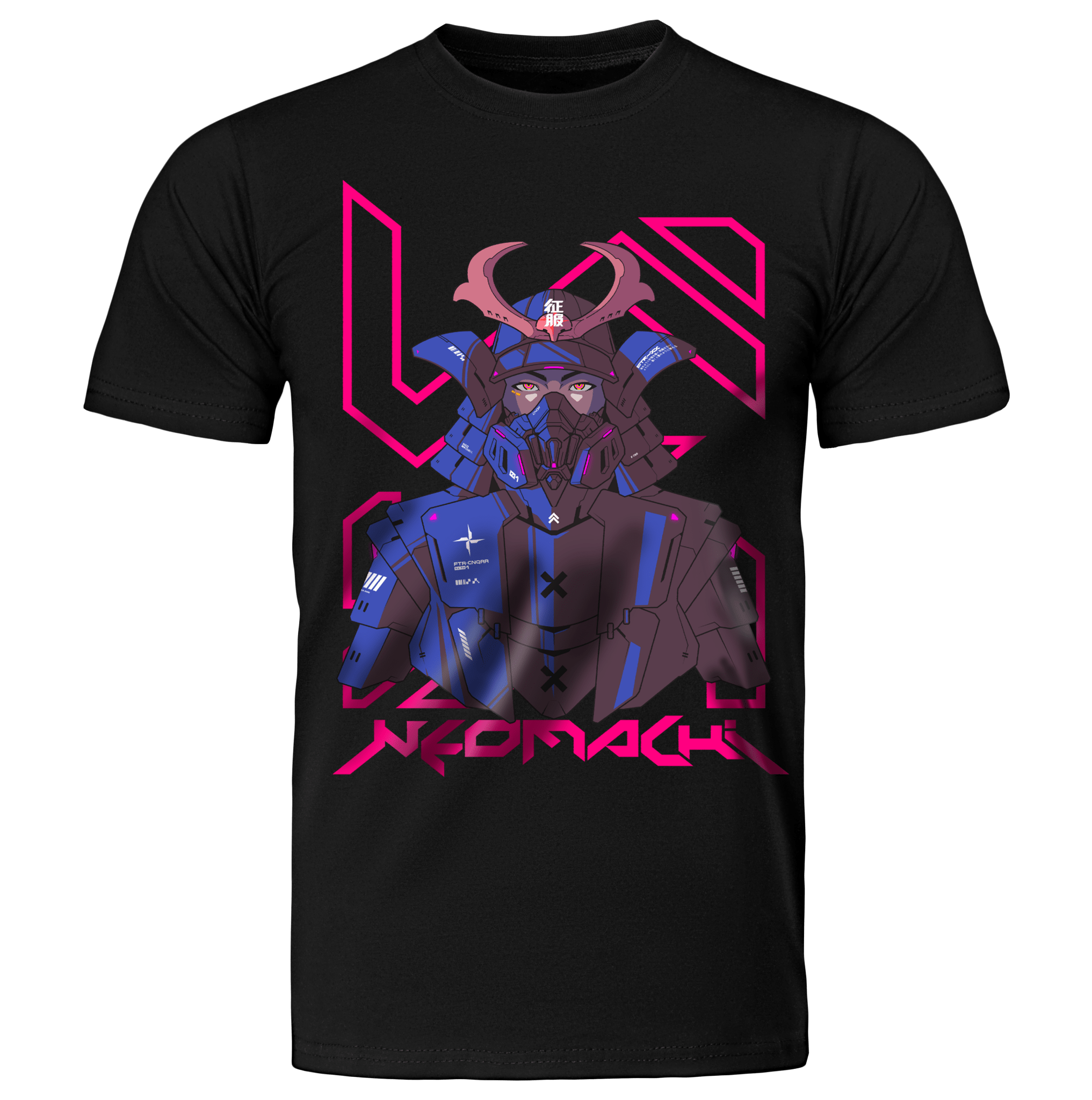 5AMUR41: T - SHIRT - NEOMACHI - Cyberpunk - Techwear - Gaming
